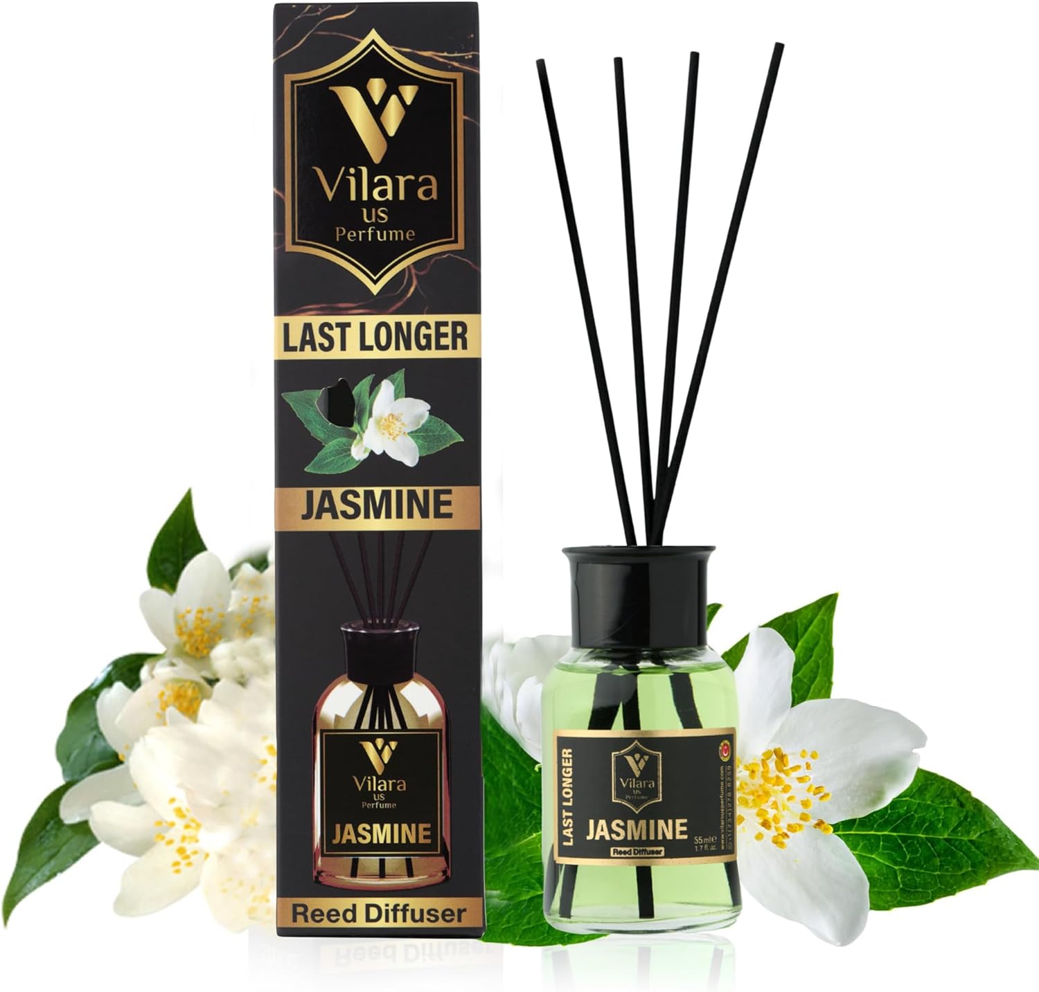 Diffuser Set with Sticks - Woody Aromatics for Home