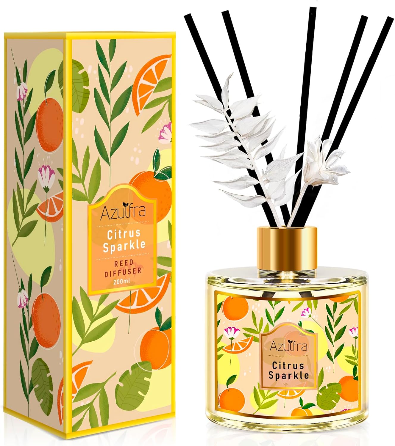 Citrus Scented Reed Diffuser Set 67oz