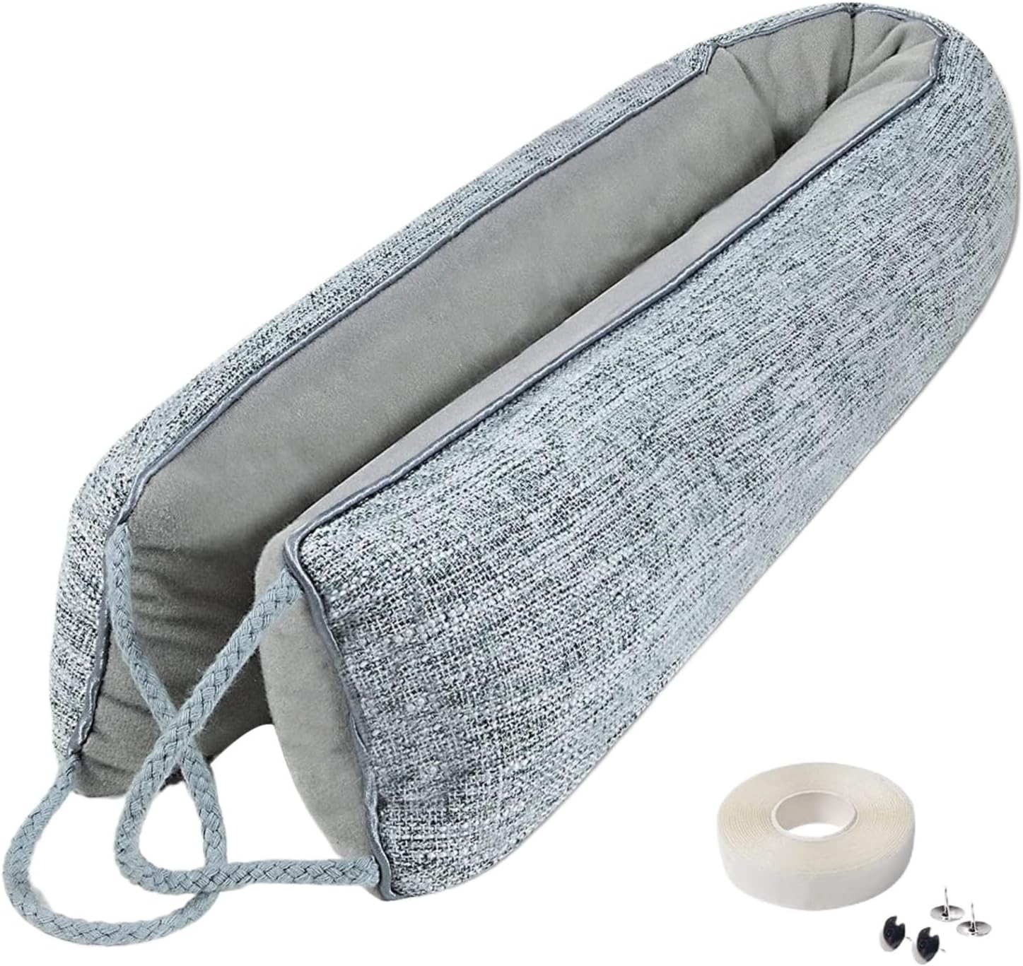 36 Inch Under Door Draft Stopper with Hanging Loops