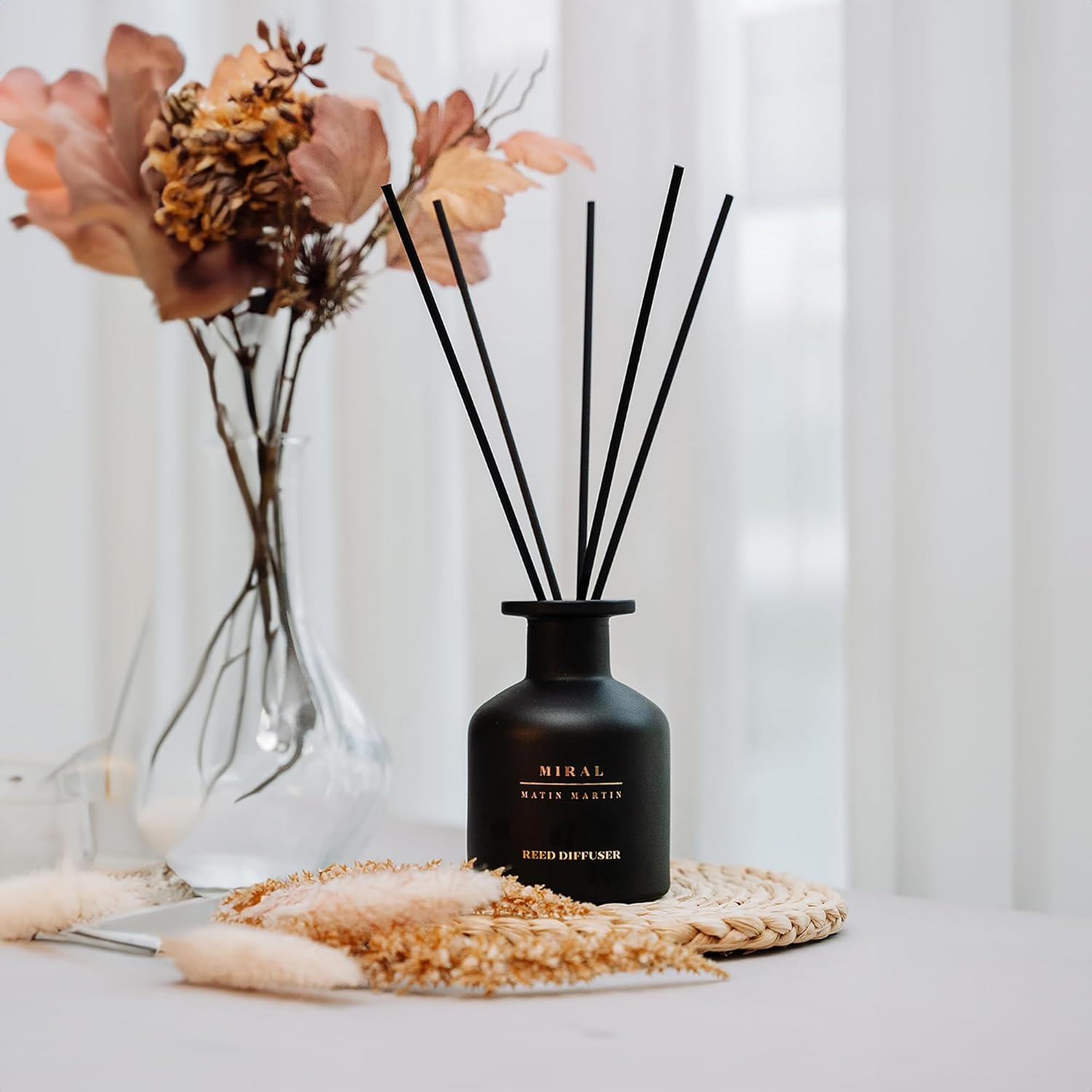 Miral Reed Diffuser 5 oz - Orange Blossom Mandarin Aromatherapy