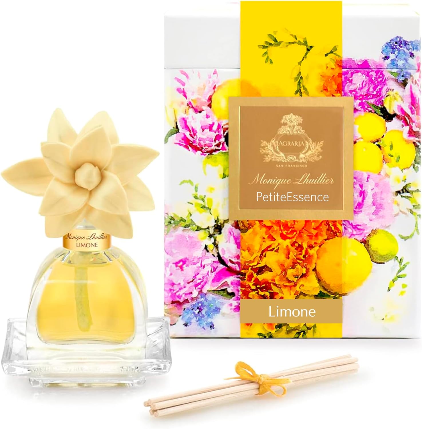 AGRARIA PetiteEssence Reed Diffuser Set - Natural Scented Oil Perfume Gift