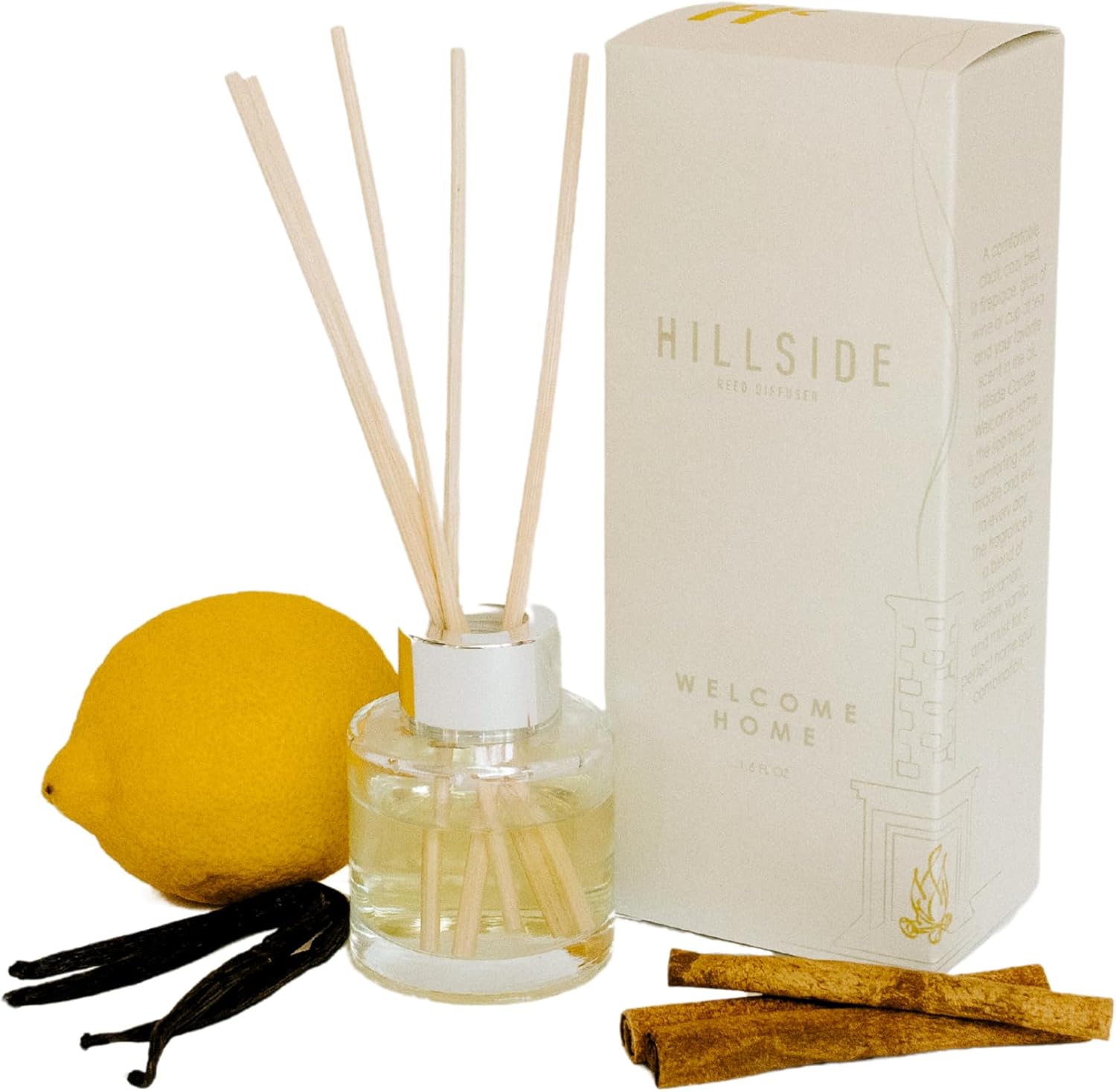 Welcome Home Reed Diffuser - 90 Day Fragrance Non-Toxic Sustainable