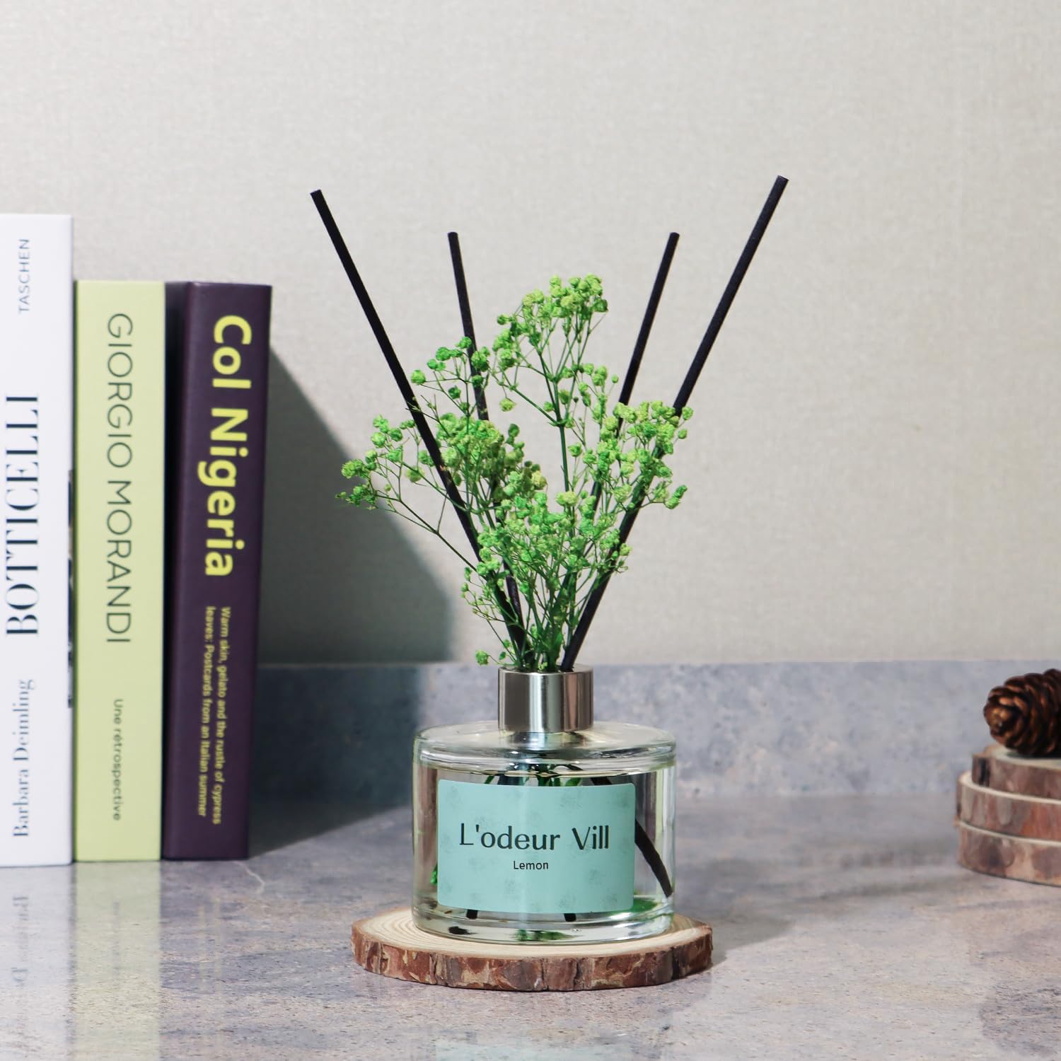 Lodeur Vill Reed Diffuser Set - Lemon Scented