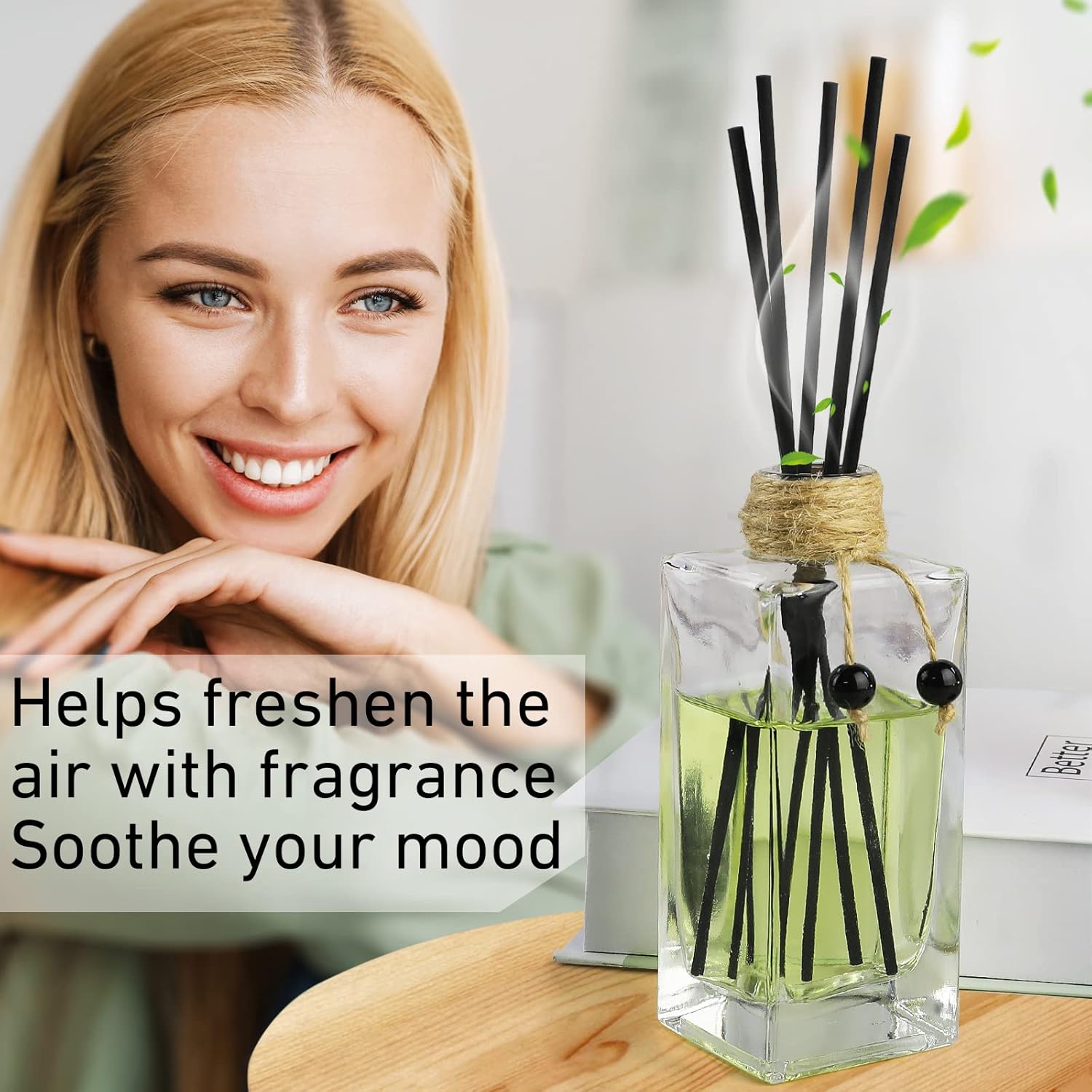 INFTYLE Glass Diffuser Bottles Set of 2 for DIY