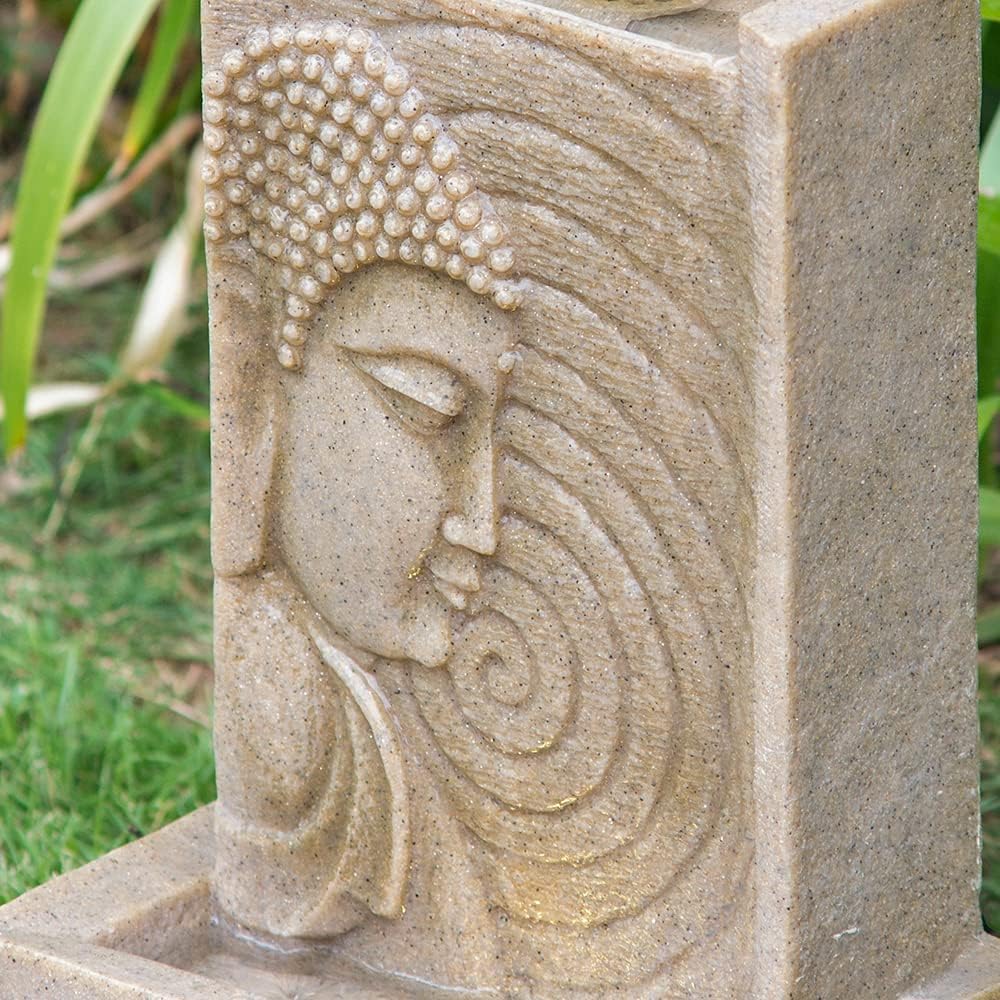 Indoor Buddha Water Fountain with LED Light