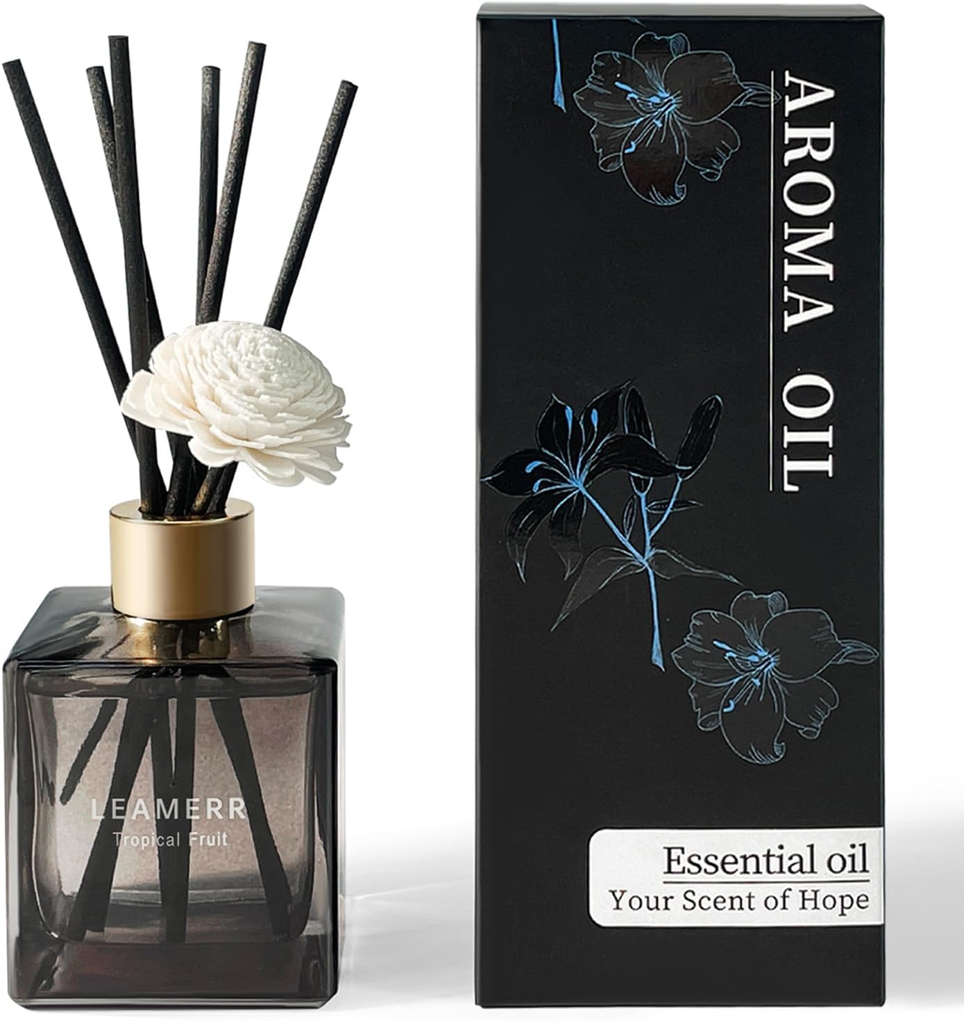 LEAMERR Tropical Fruit Reed Diffuser Set