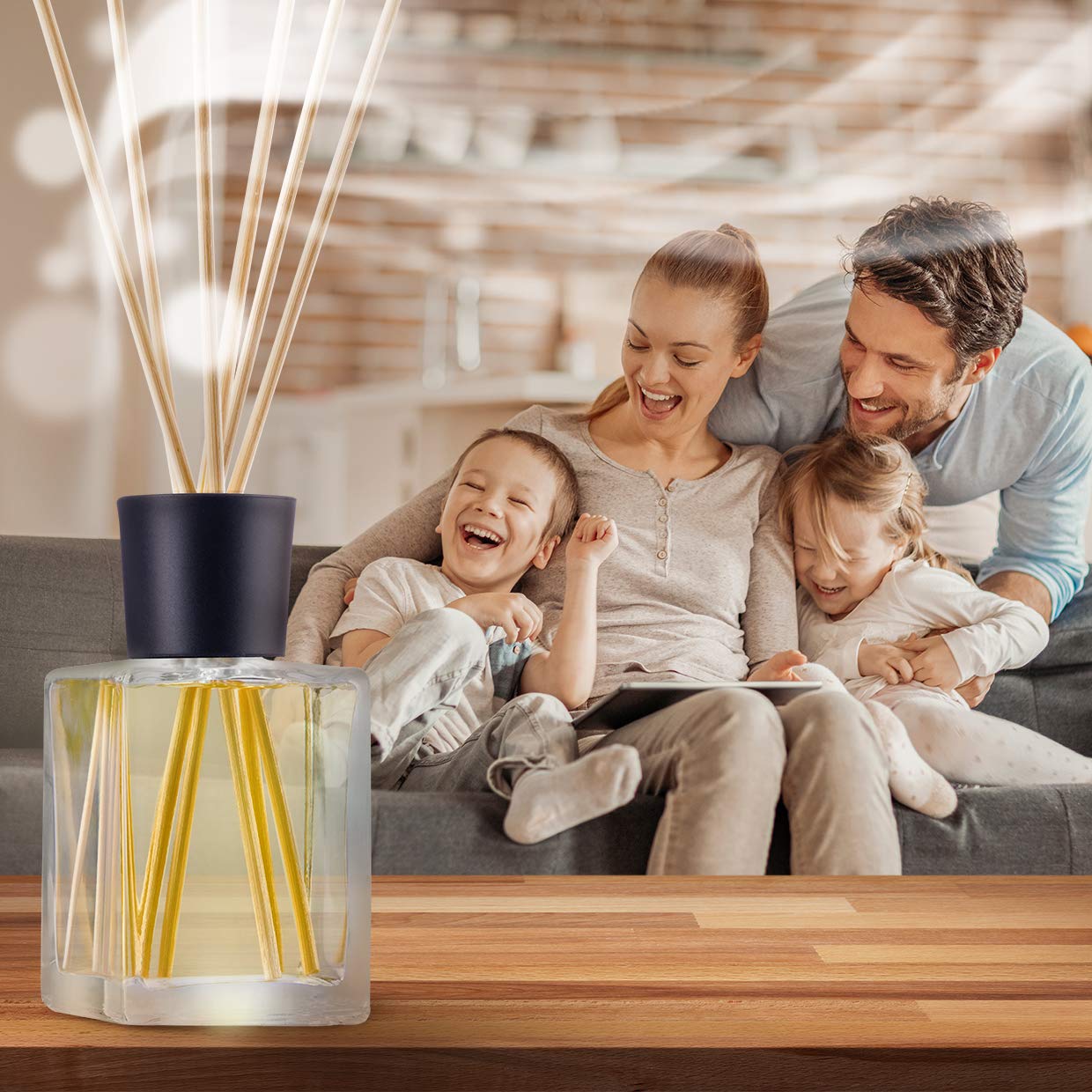 Lemongrass Reed Diffuser 17 Fl Oz - Fresh and Long Lasting