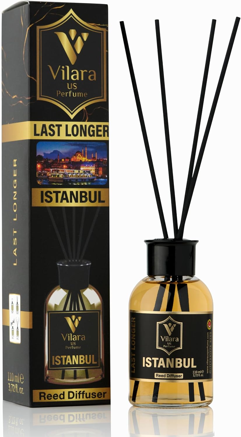 Vilara Reed Diffuser Set Pack of 3 - Mango Oud Istanbul