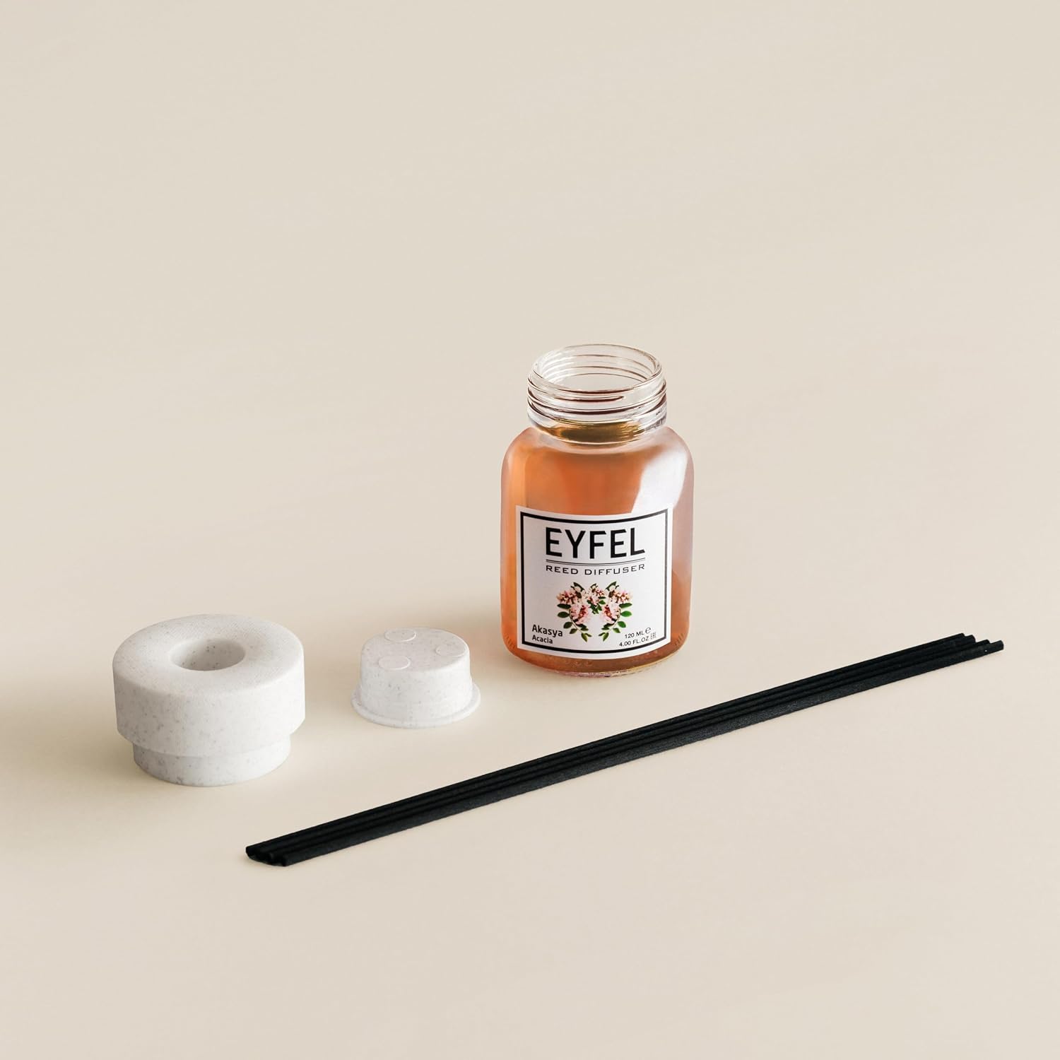 EYFEL Acacia Reed Diffuser Set 405 Fl Oz