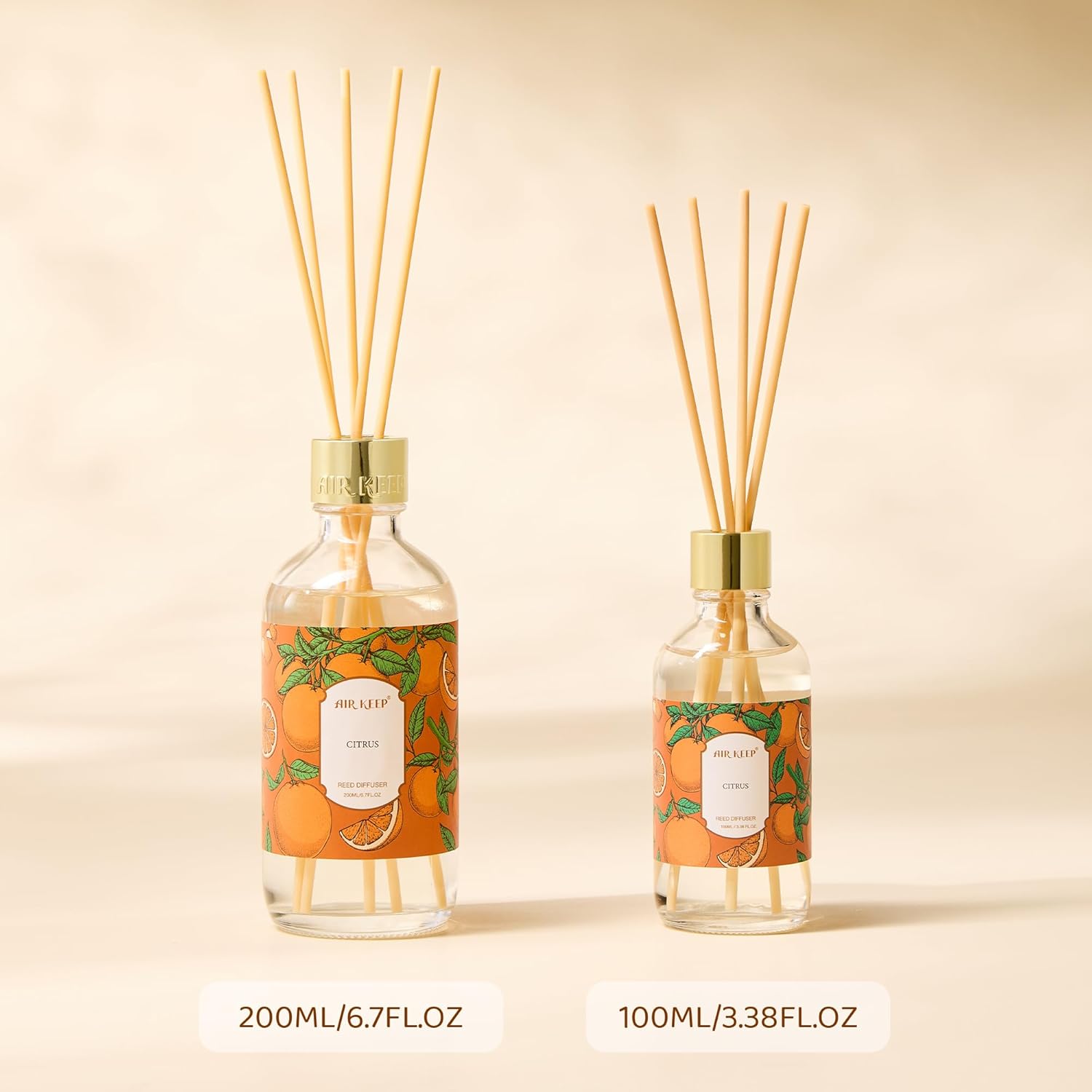 Airkeep Lavender Reed Diffuser Set with 8 Sticks 676 Oz