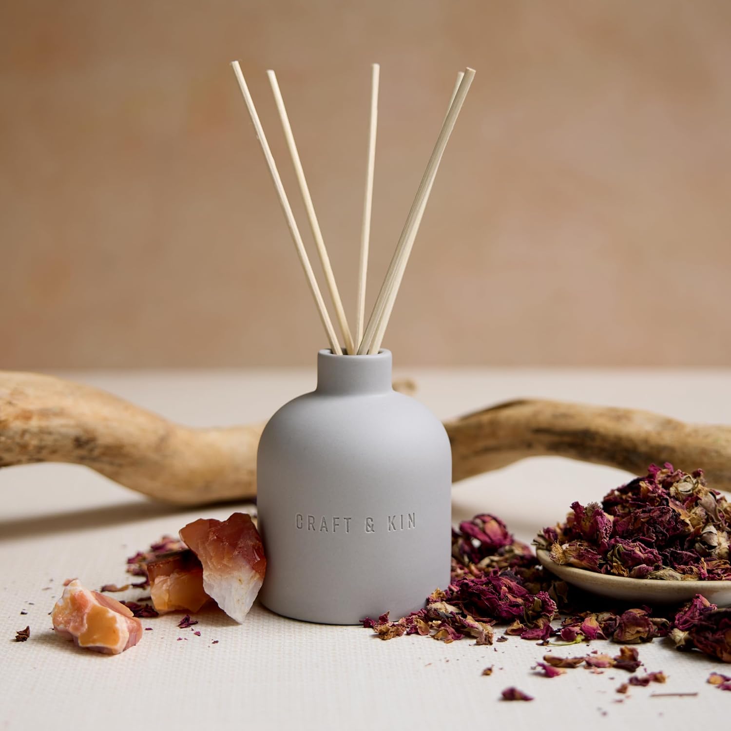 Craft Kin Reed Diffuser Set - Rose Oud 67oz Alcohol-Free