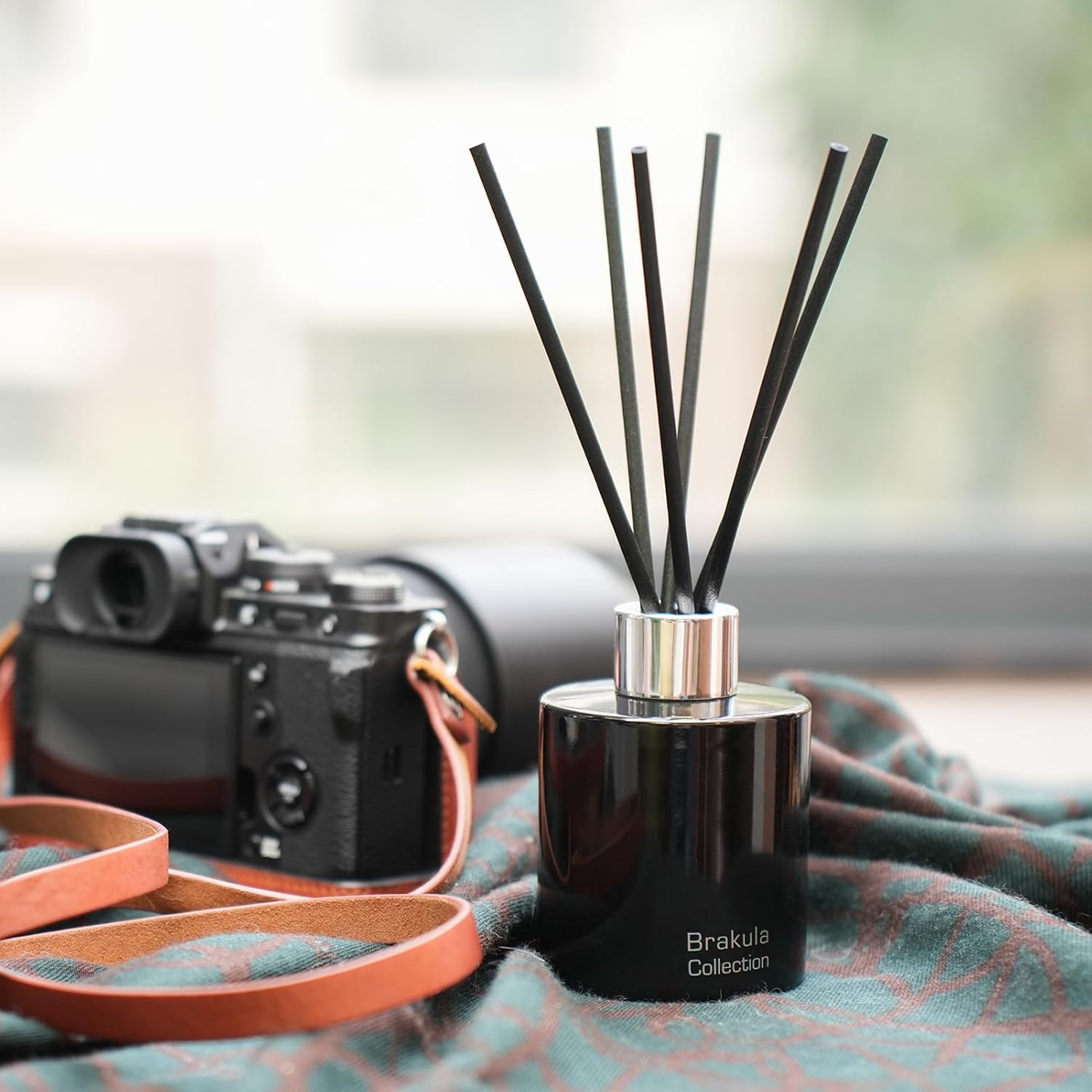 Brakula Reed Diffuser Set - Mango Scented 4 Fl Oz 6 Sticks