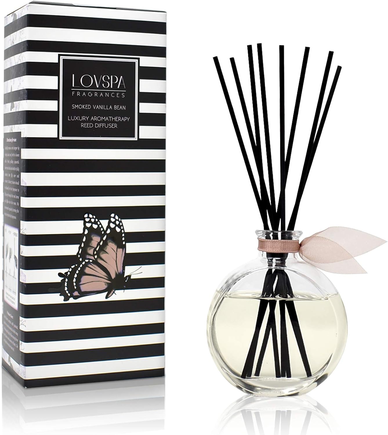 LOVSPA Smoked Vanilla Reed Diffuser Set
