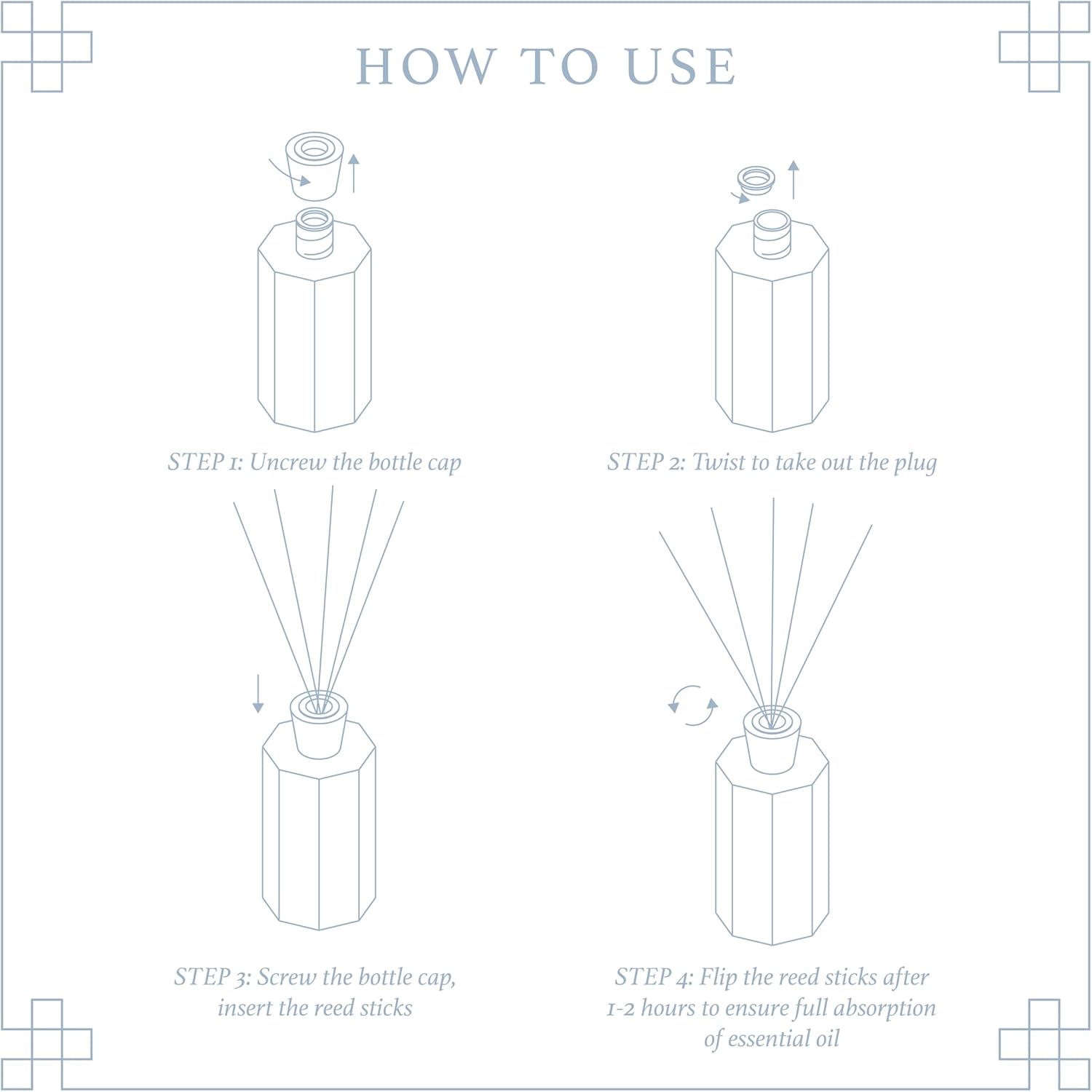 Aeviva Reed Diffuser Set 67 oz Clean Linen Scent