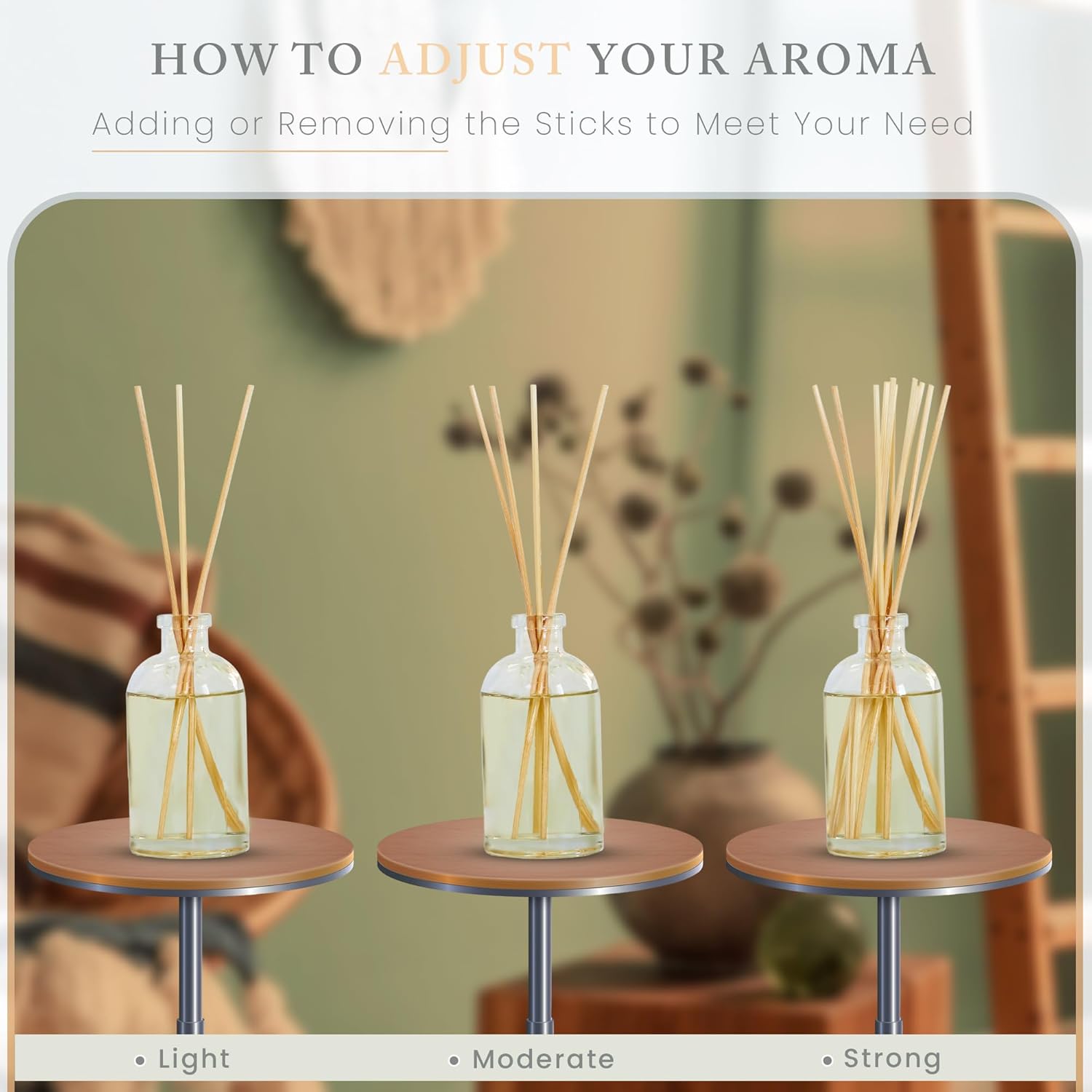 Hillhouse Naturals Reed Diffuser Set - Fresh Cut Balsam Pine Scent