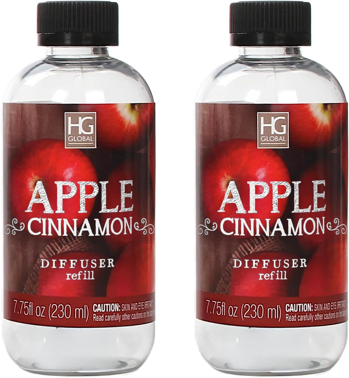 Hosley Premium Apple Cinnamon Reed Diffuser Refills Set of 2