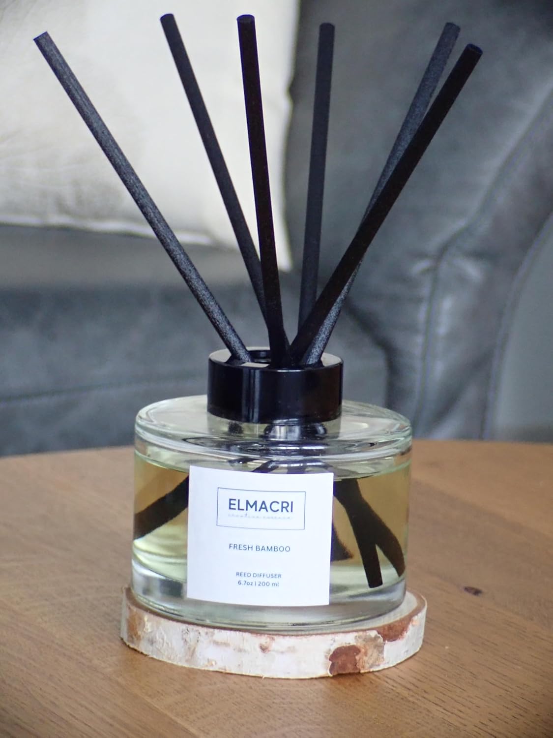ELMACRI Fresh Bamboo Reed Diffuser Set 200ml