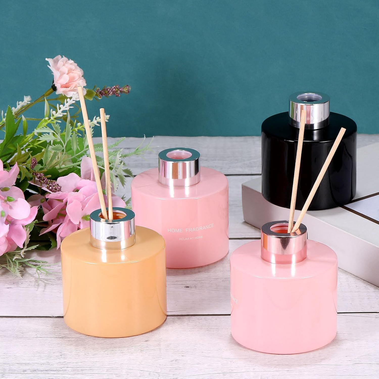 HARFINGTON 140ml Glass Diffuser Bottle with Gold Cap 1