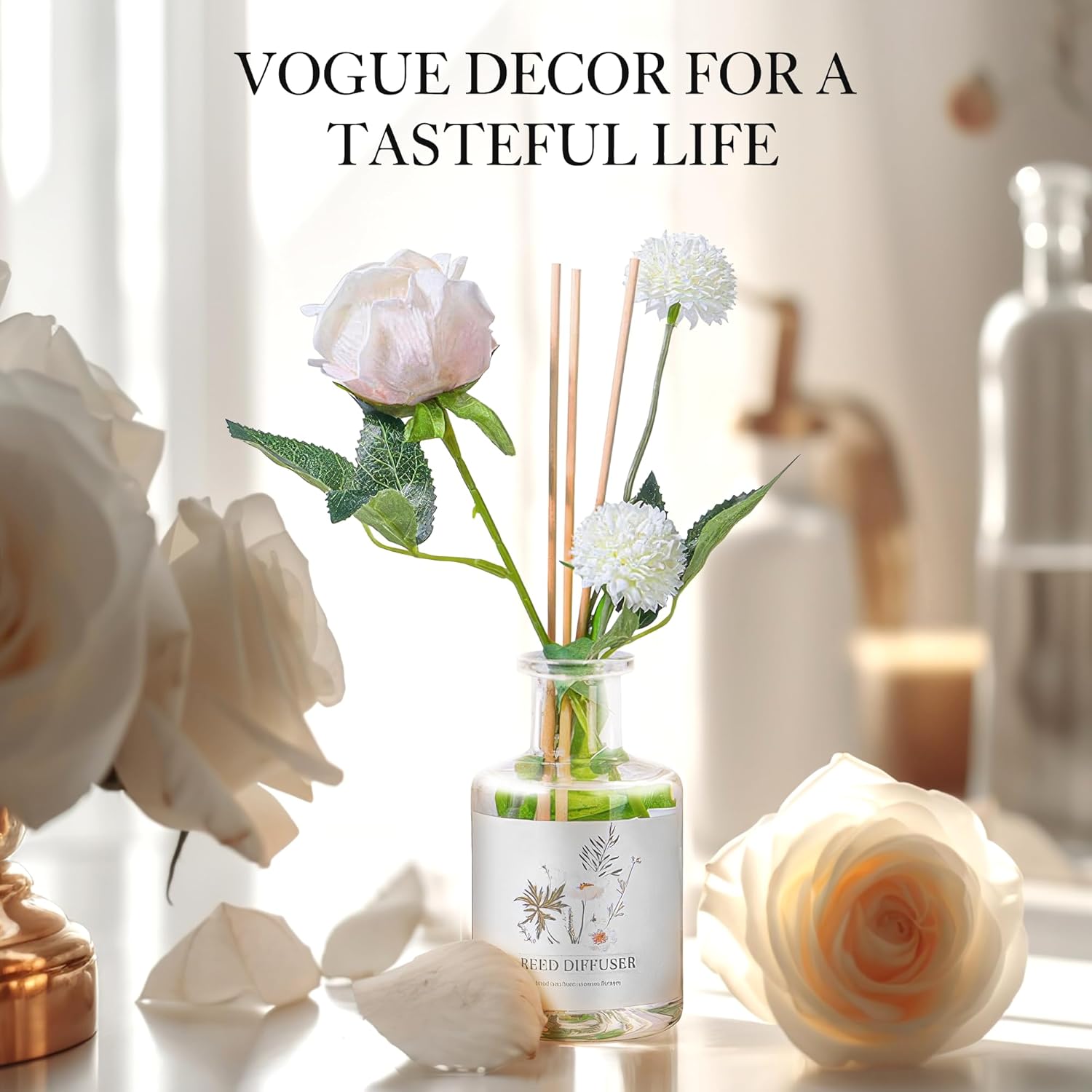 XEPTLE Room Freshener Summer Blossom Reed Diffuser Set