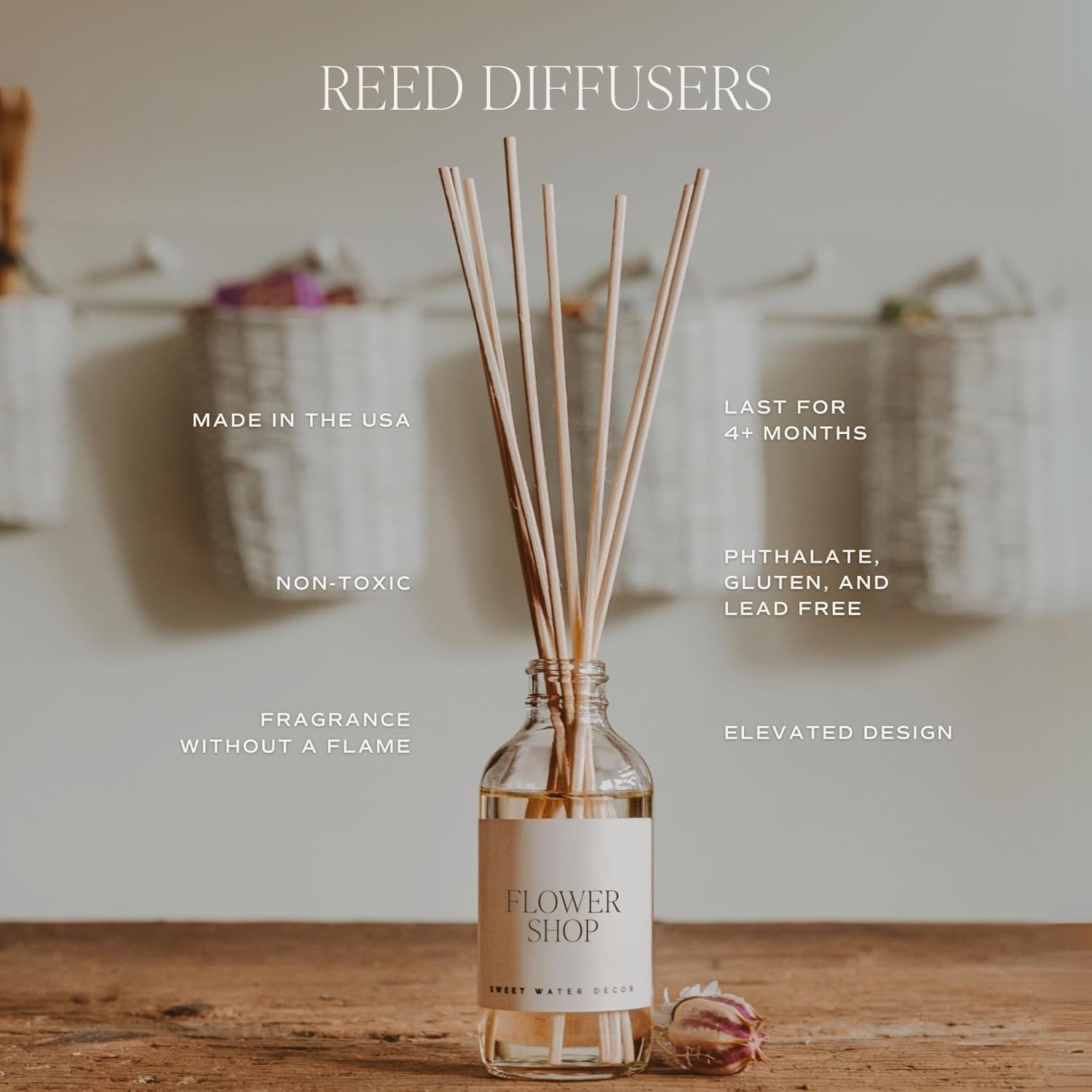 Sweet Water Decor Luxury Getaway Reed Diffuser Set