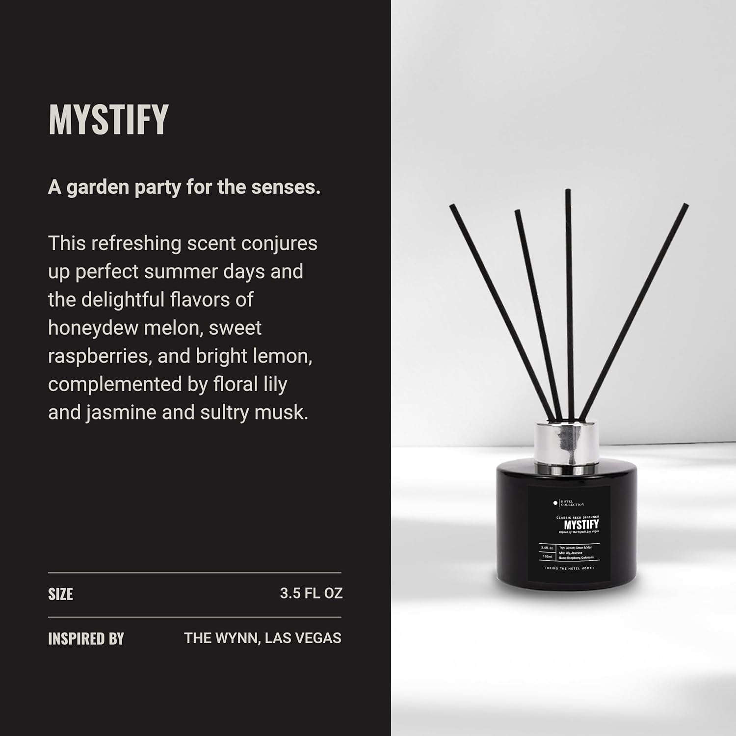 Mystify Reed Diffuser Set Luxury Hotel Scent
