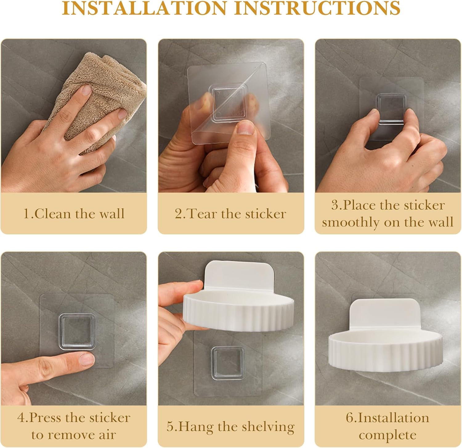 Linkidea 2 Pack Wall Mounted Reed Diffuser Holder