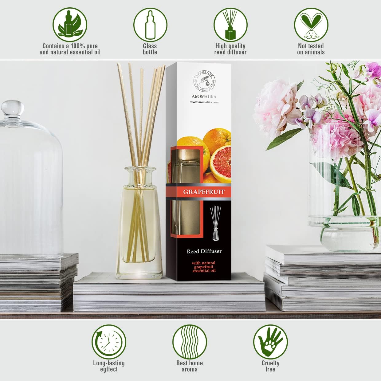 AROMATIKA Grapefruit Reed Diffuser 100ml