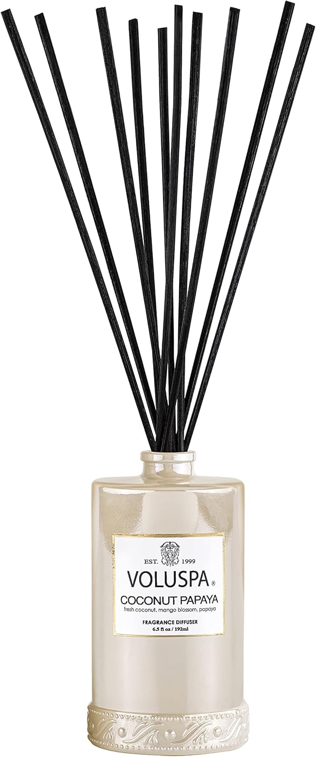 Coconut Papaya Reed Diffuser Set