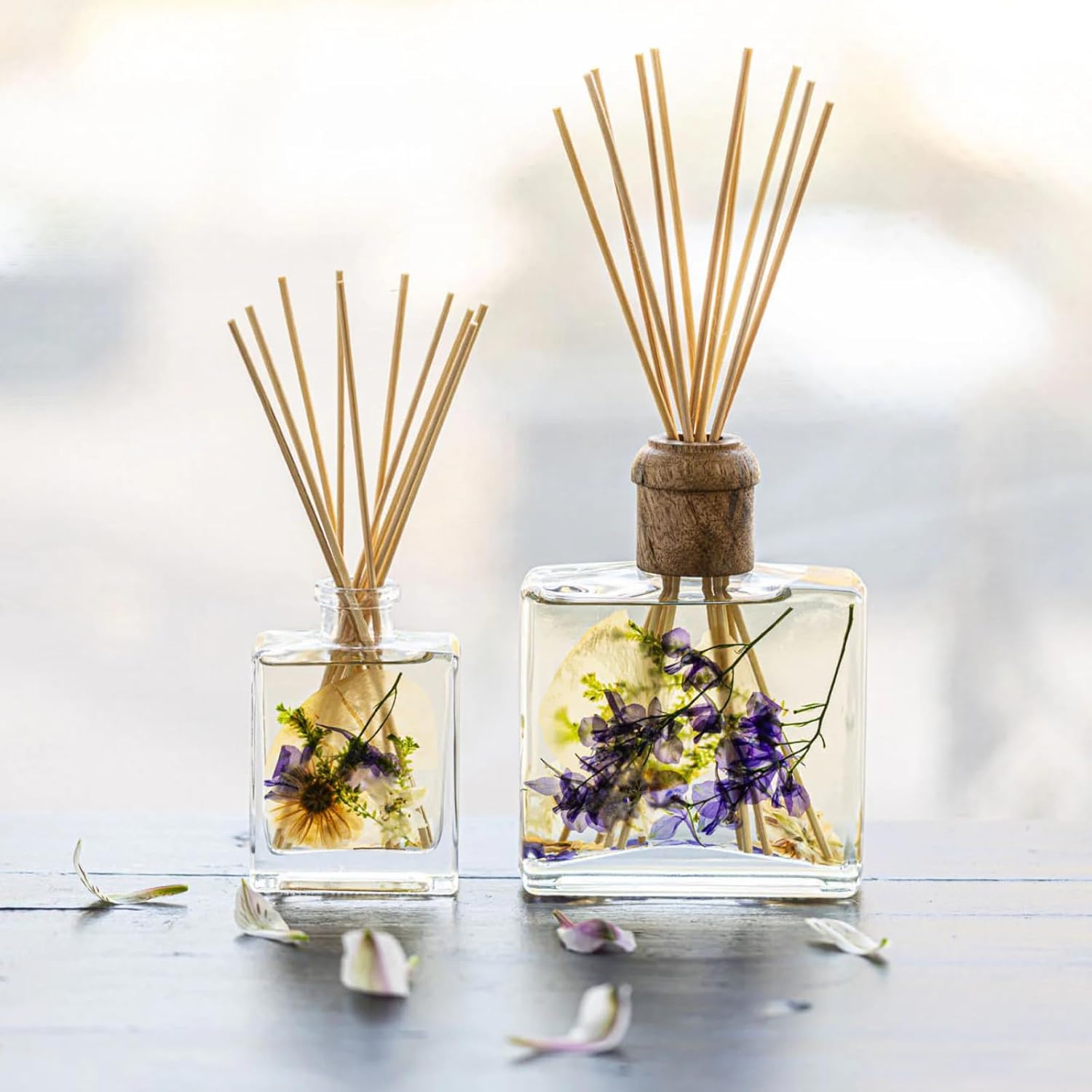 Rosy Rings Botanical Reed Diffuser 13oz Vanilla Rain