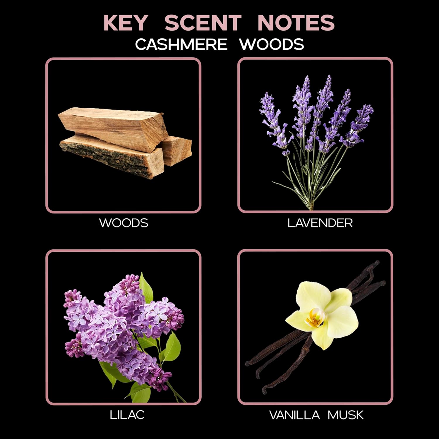 LOVSPA Cashmere Woods Reed Diffuser Set