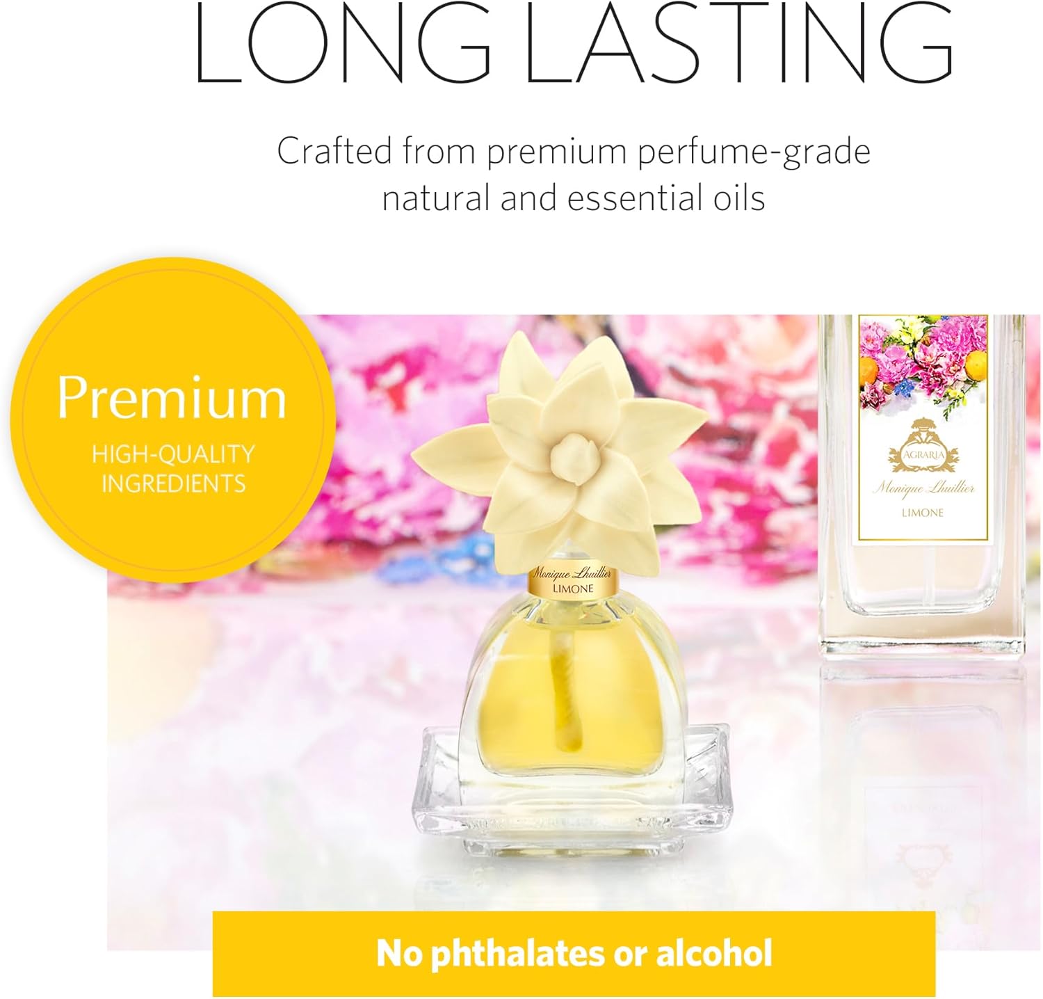 AGRARIA PetiteEssence Reed Diffuser Set - Natural Scented Oil Perfume Gift