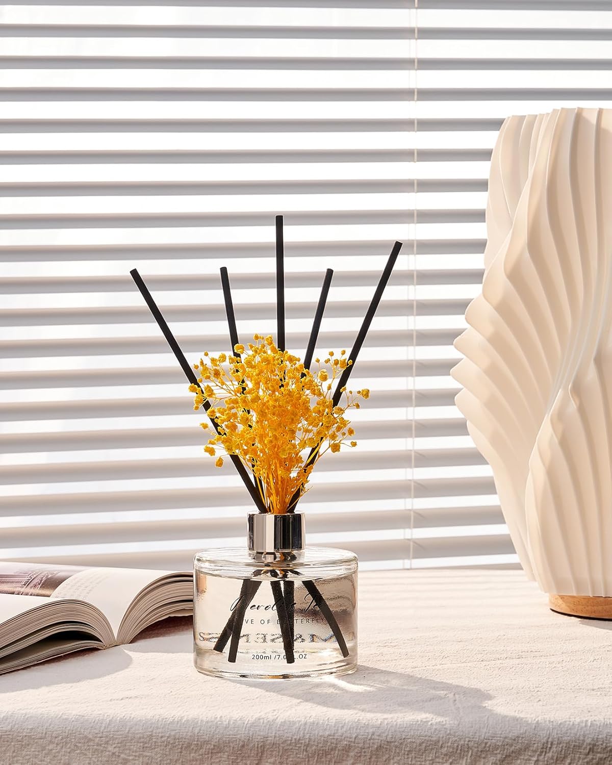 MSENSE Reed Diffuser Set with 7 Sticks