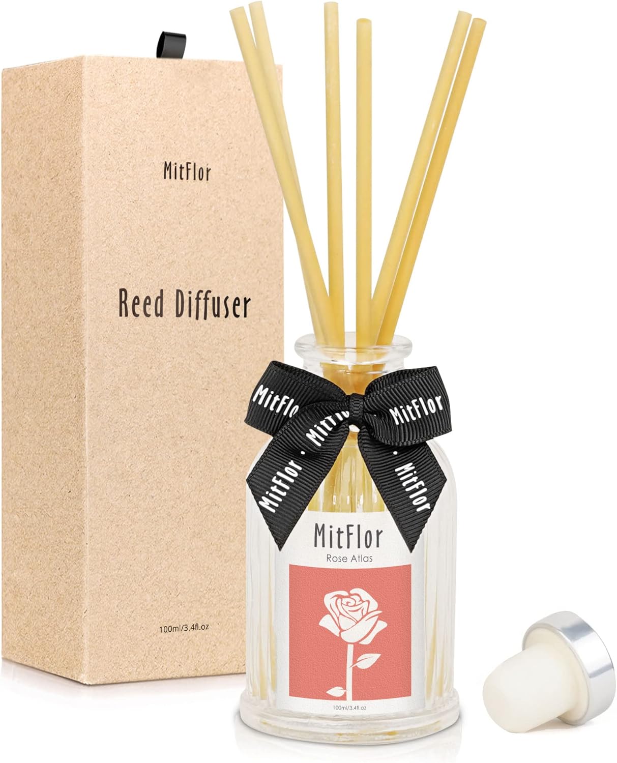 MitFlor Rose Atlas Reed Diffuser Set