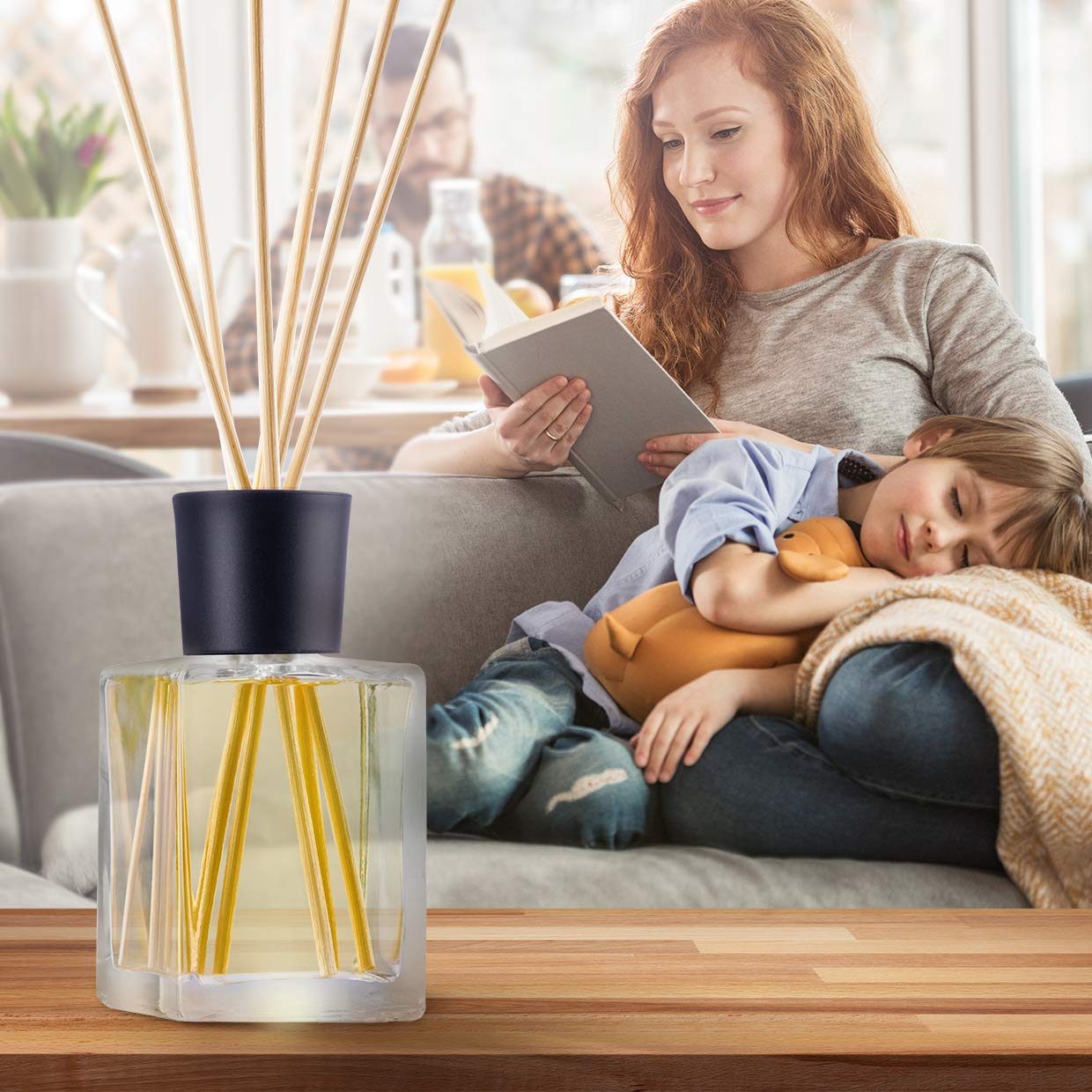 Lemongrass Reed Diffuser 17 Fl Oz - Fresh and Long Lasting