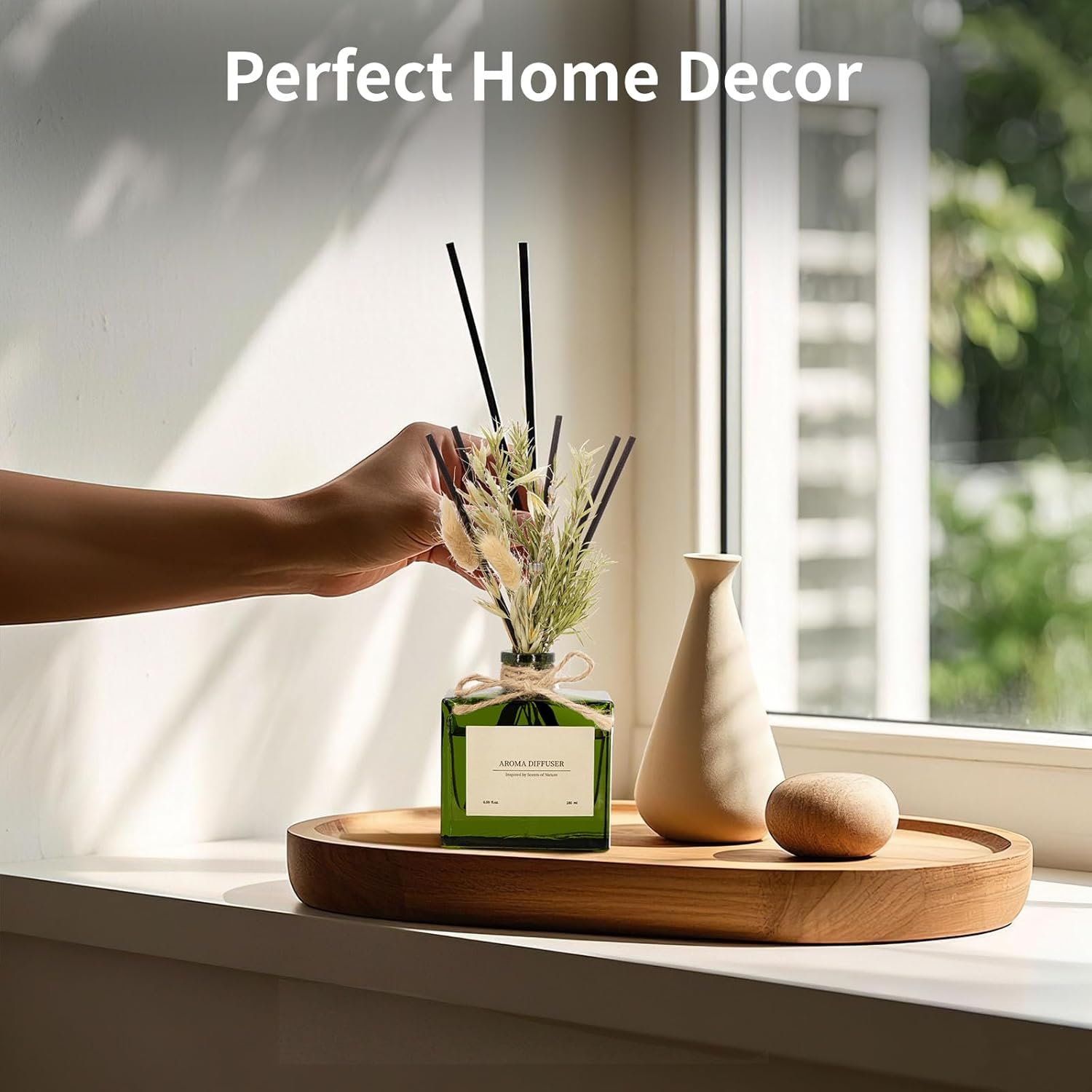 Ebony Rose Reed Diffuser Set 609 oz