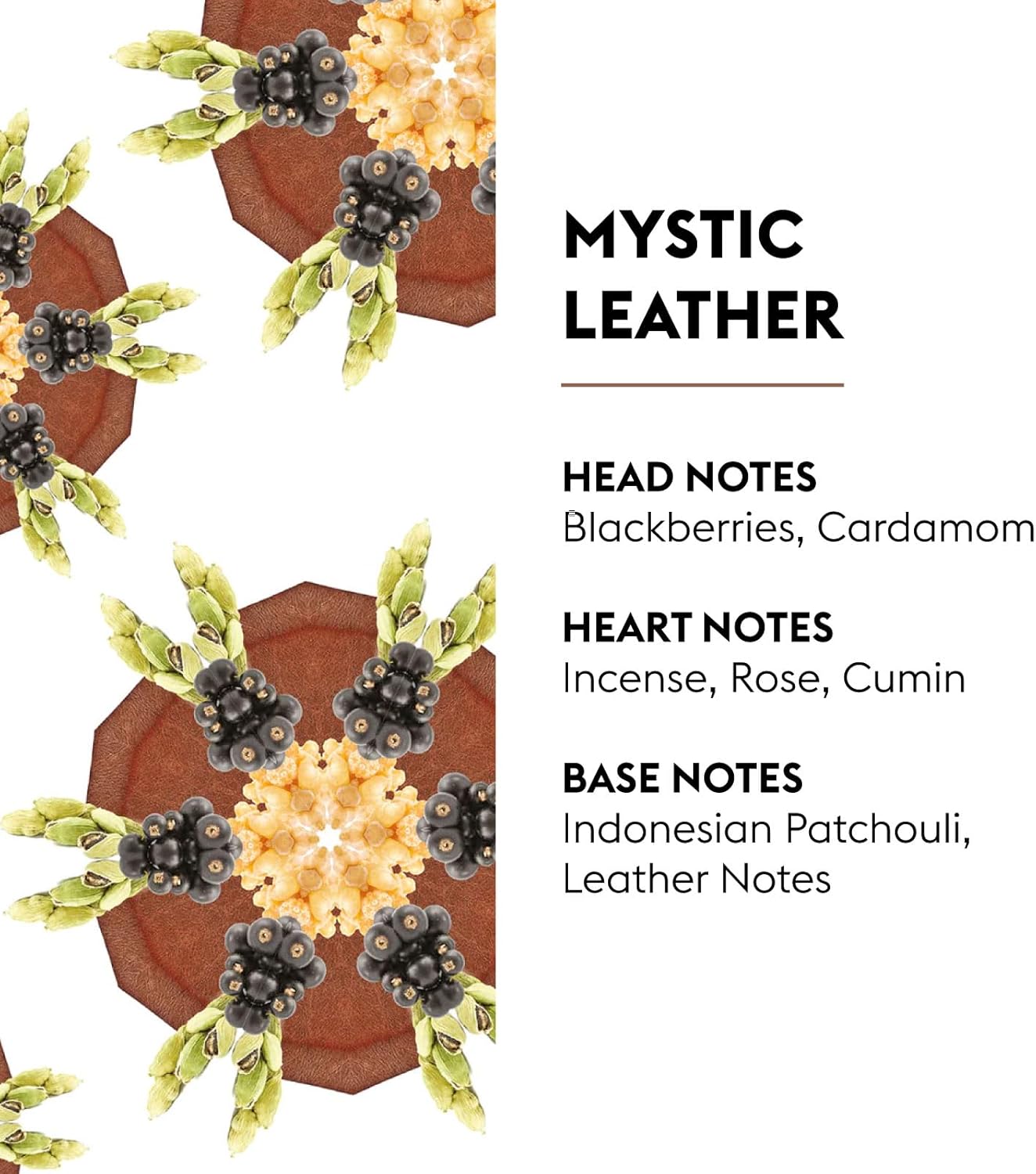 Maison Berger Reed Diffuser Cube Clear Mystic Leather