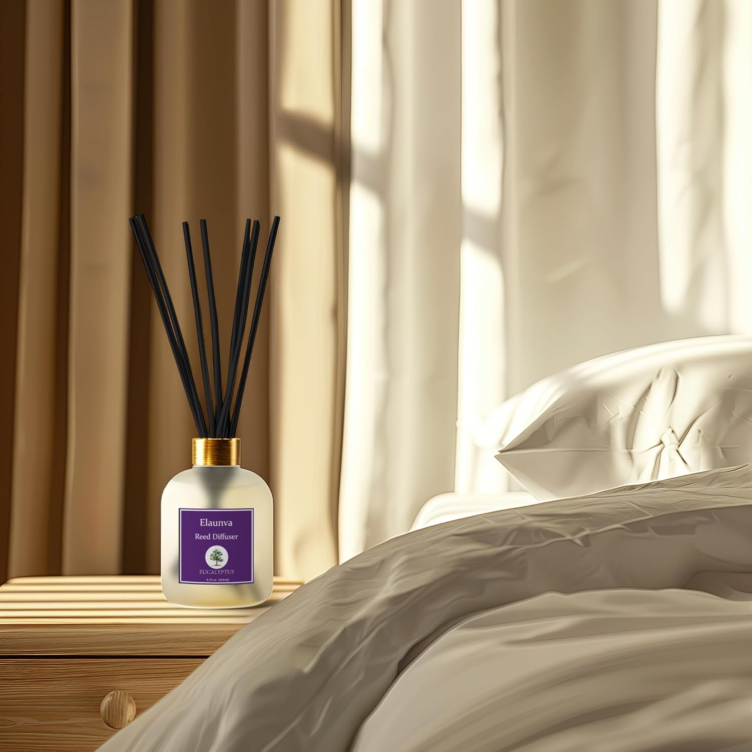Eucalyptus Reed Diffuser Set with 8 Sticks