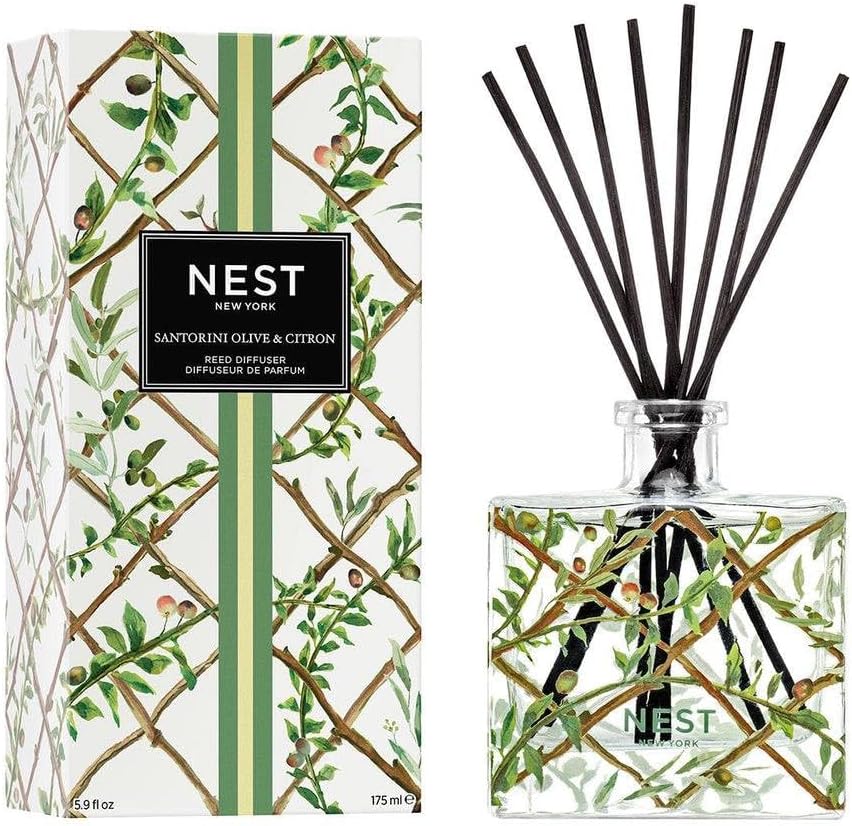 NEST New York Santorini Olive Citron Reed Diffuser 175 ml