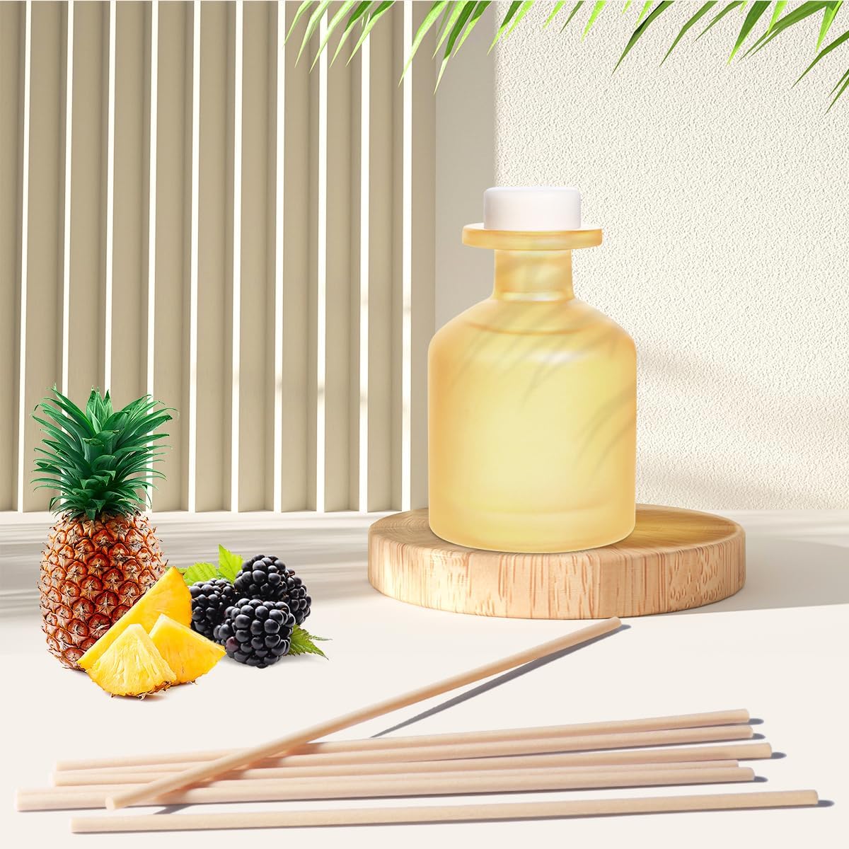 Blackberry Pineapple Reed Diffuser Set 338oz 8 Sticks