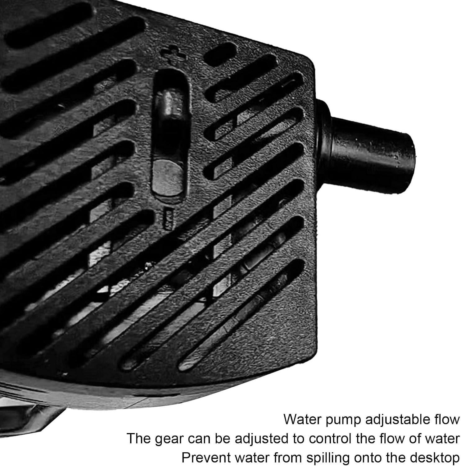 Water Fountain Decor USB Tabletop Fountain with LED Light