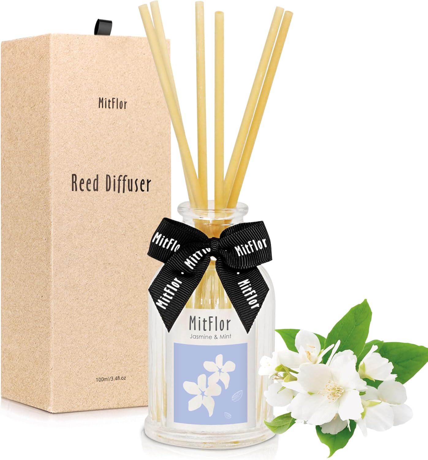 MitFlor Jasmine Mint Reed Diffuser 34oz