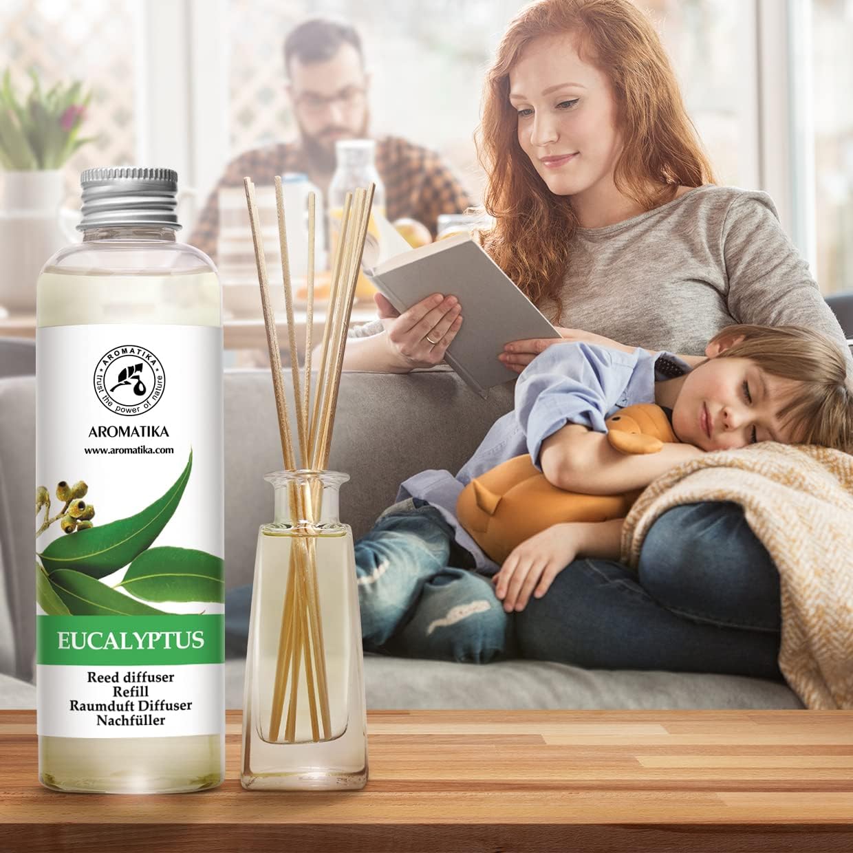 Eucalyptus Peppermint Reed Diffuser Refill 68 Fl Oz