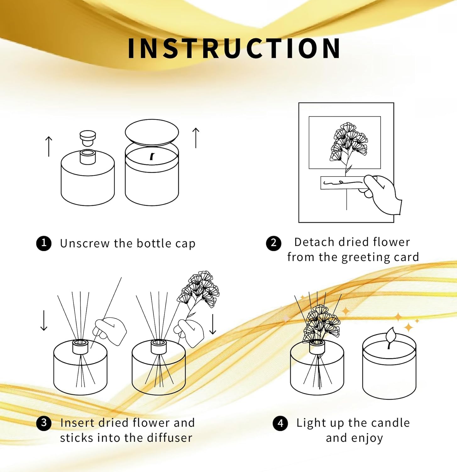 Reed Diffuser and Candle Set - Skylar Vanilla