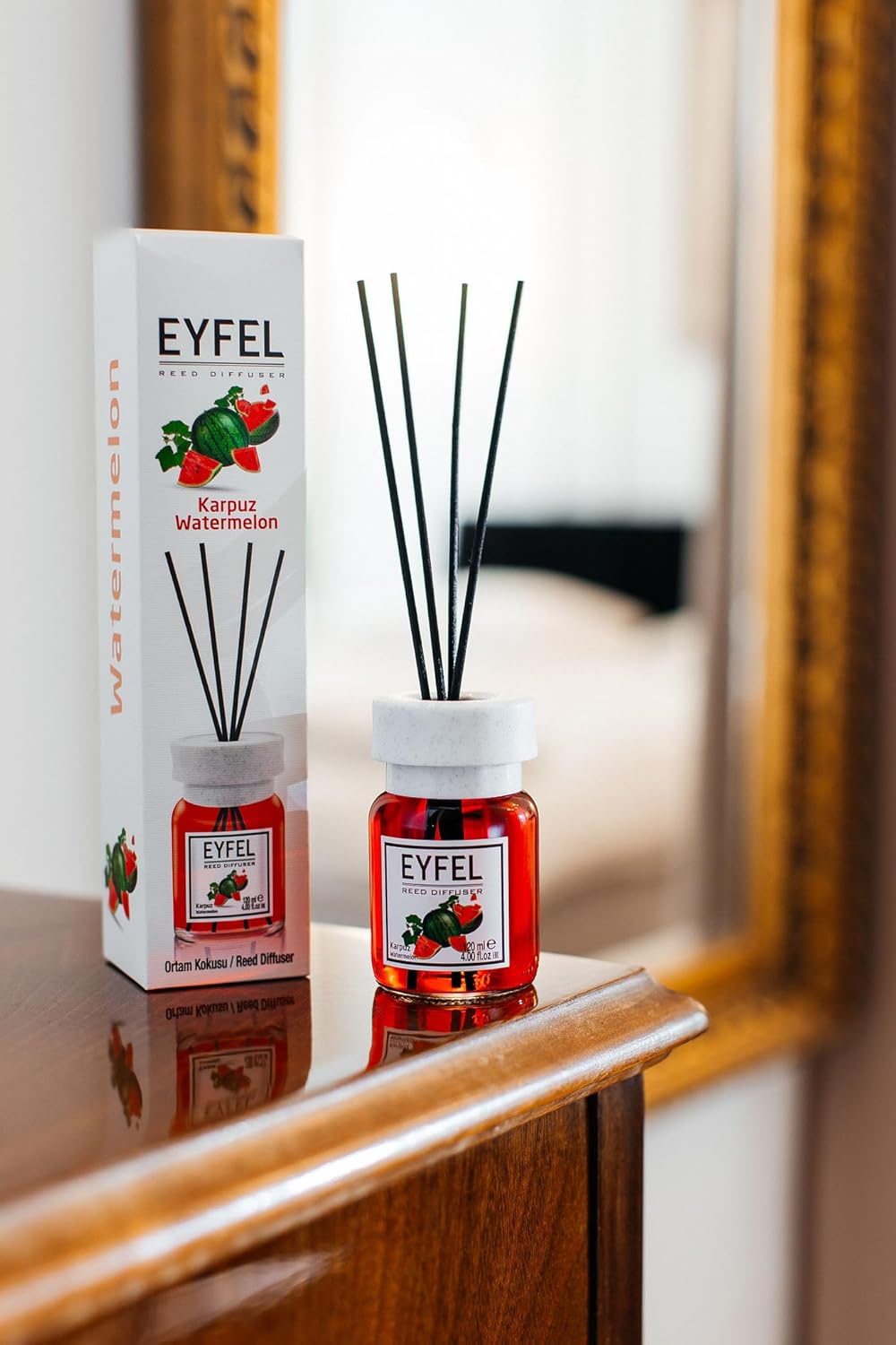 EYFEL Watermelon Reed Diffuser Set 405 Fl Oz