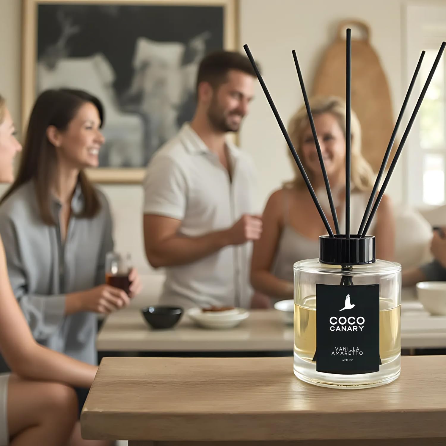 Coco Canary 67 Oz Reed Diffuser Vanilla Amaretto