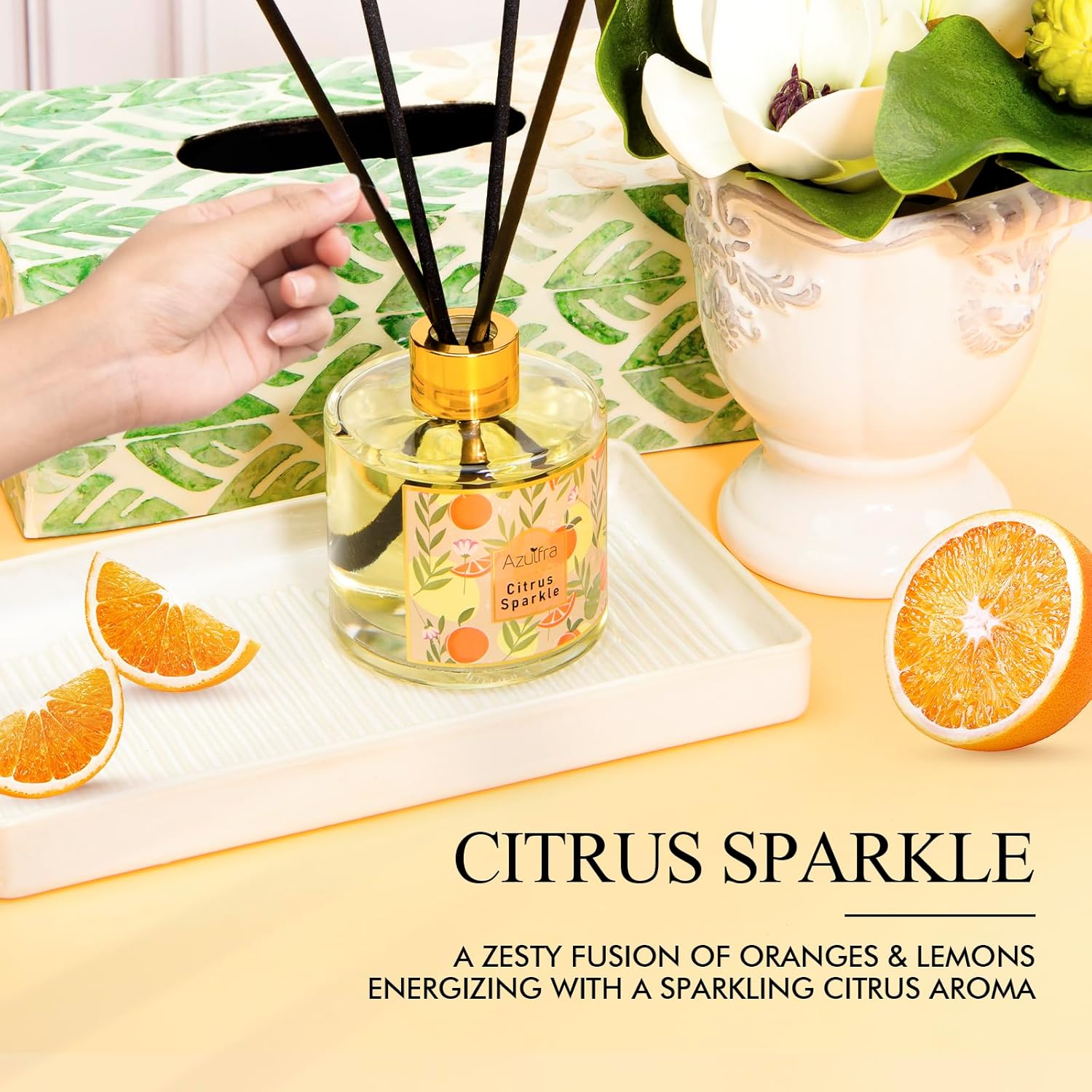 Citrus Scented Reed Diffuser Set 67oz