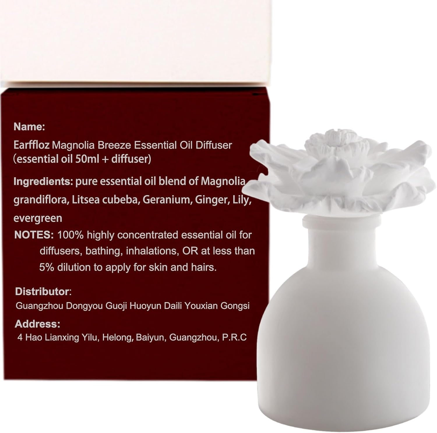 Earffloz Room Scent Gift Set with Magnolia Breeze