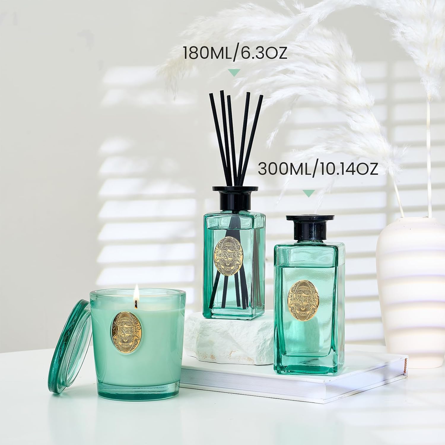 MSENSE 63 Oz Large Reed Diffuser Set