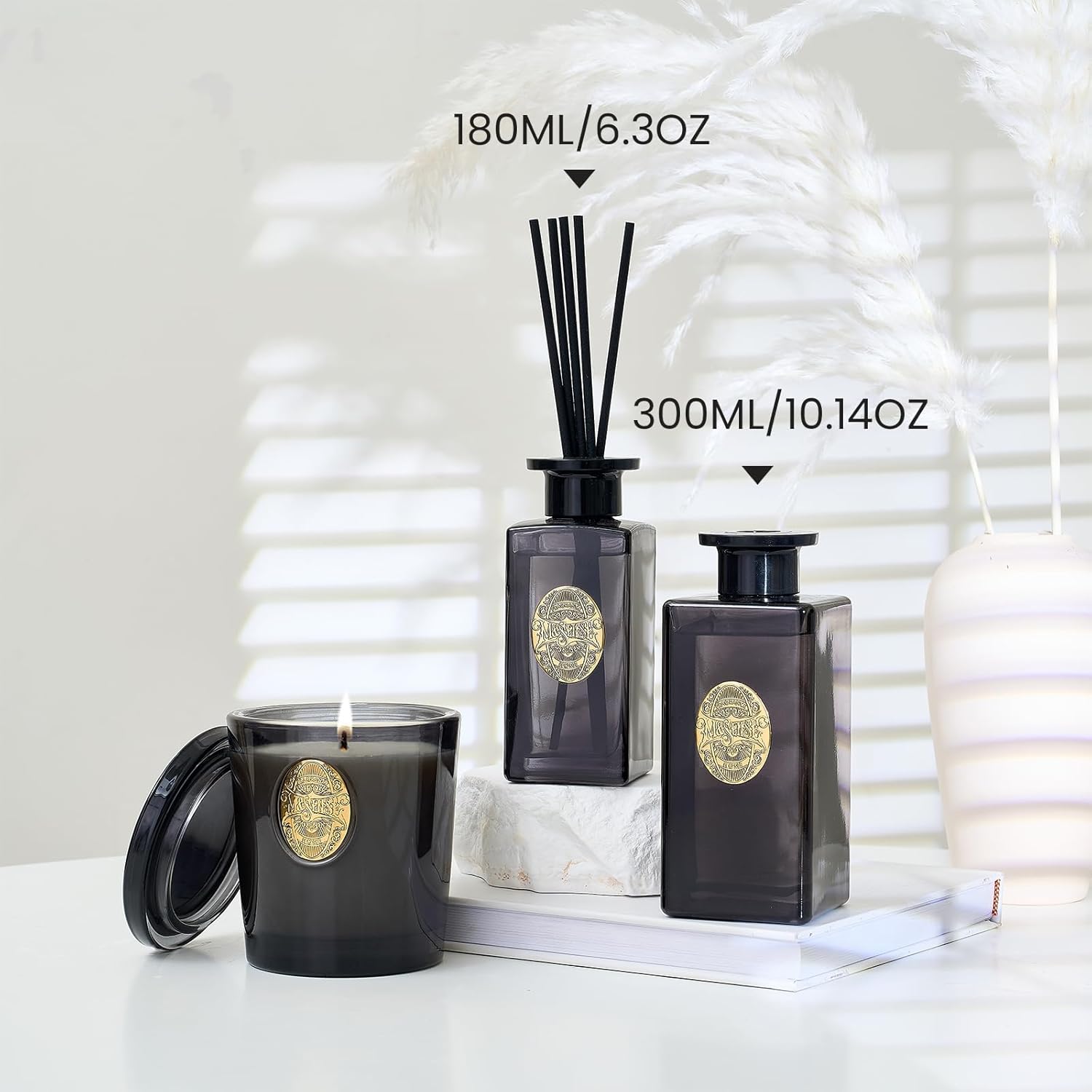 MSENSE 1014 Oz Large Reed Diffuser Set 1