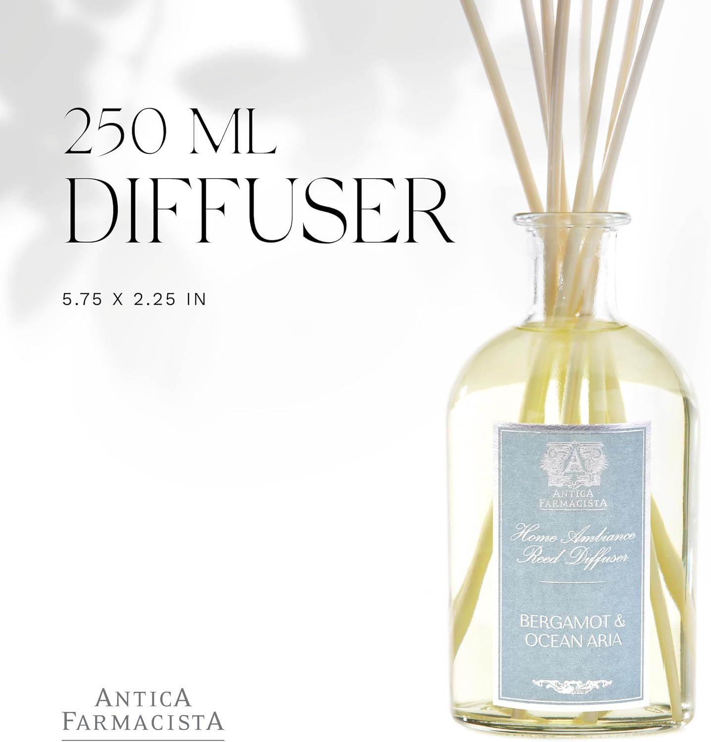 Antica Farmacista Reed Diffuser with Bergamot and Ocean Aria